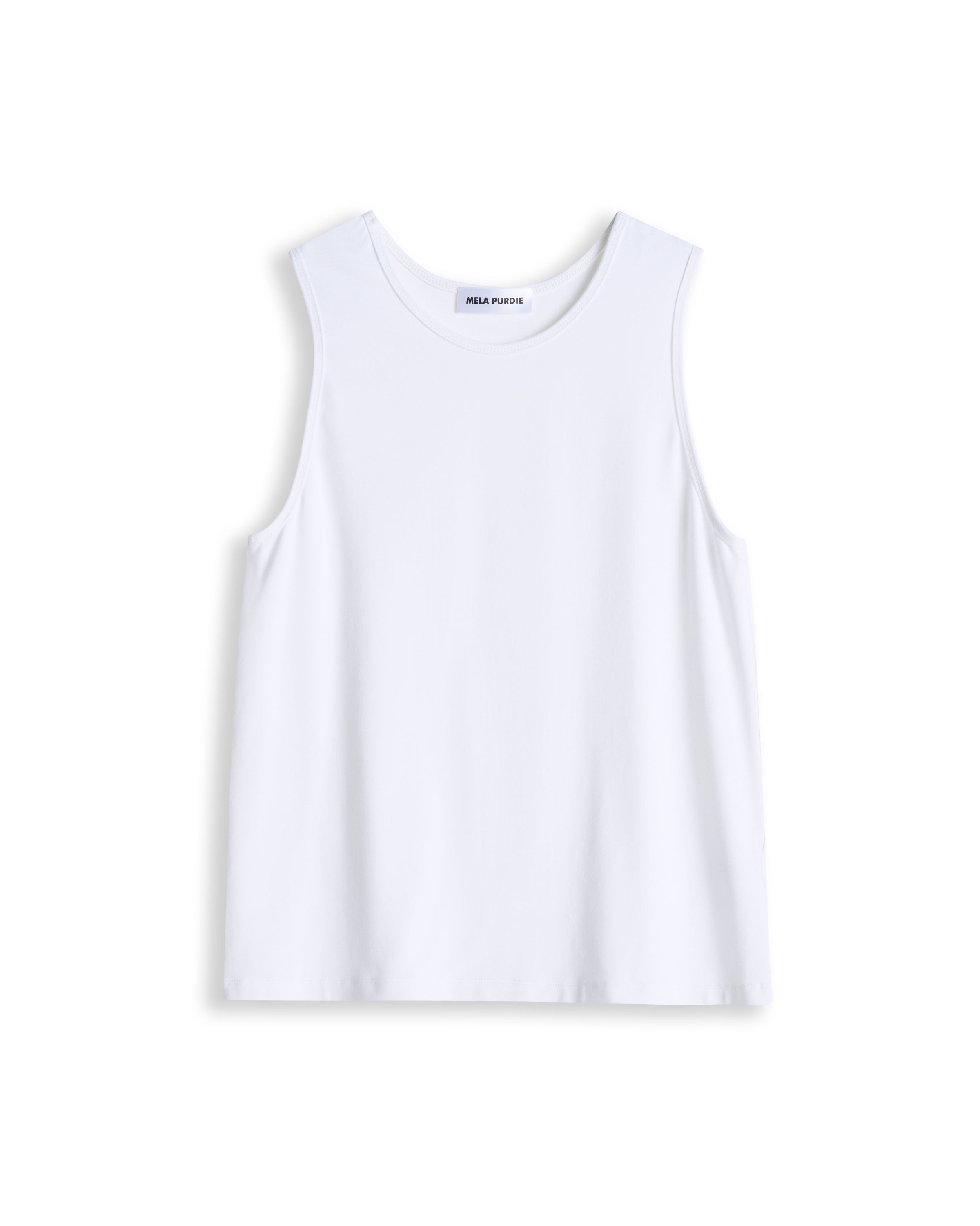 CREW TANK - White - Mela Purdie