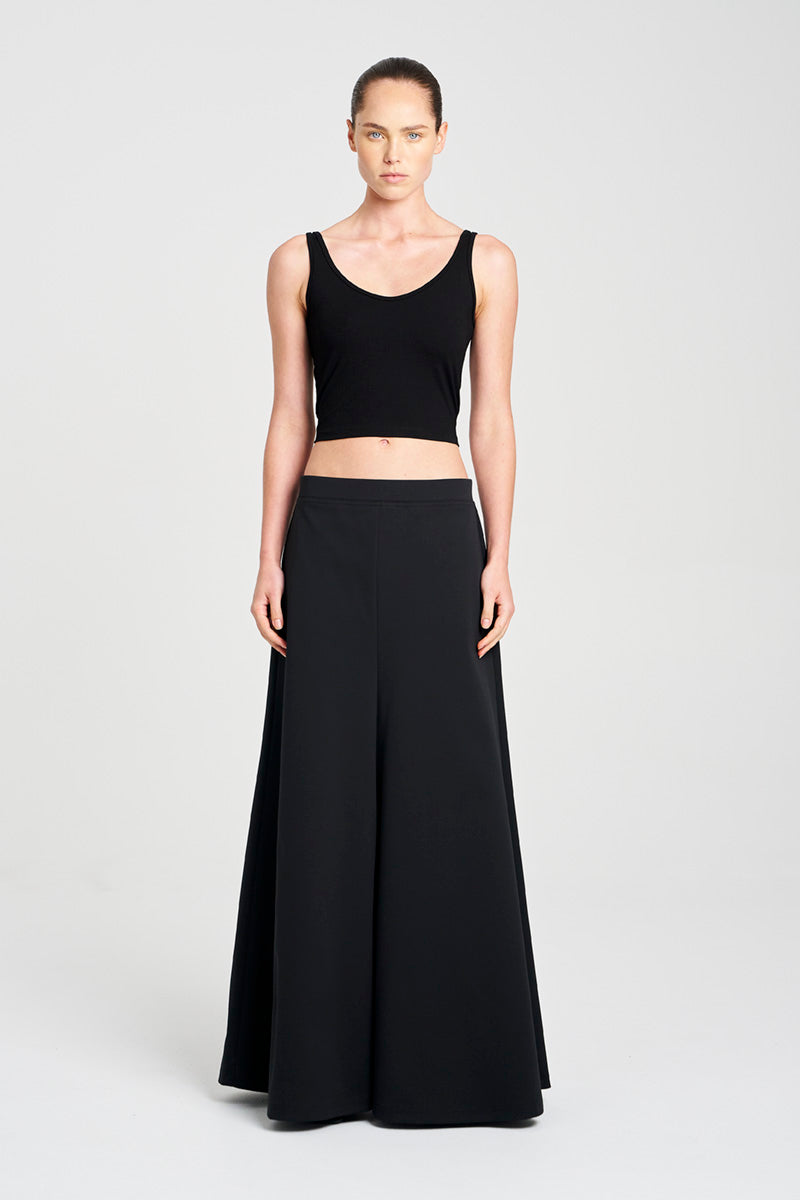 SLIP SKIRT - Black