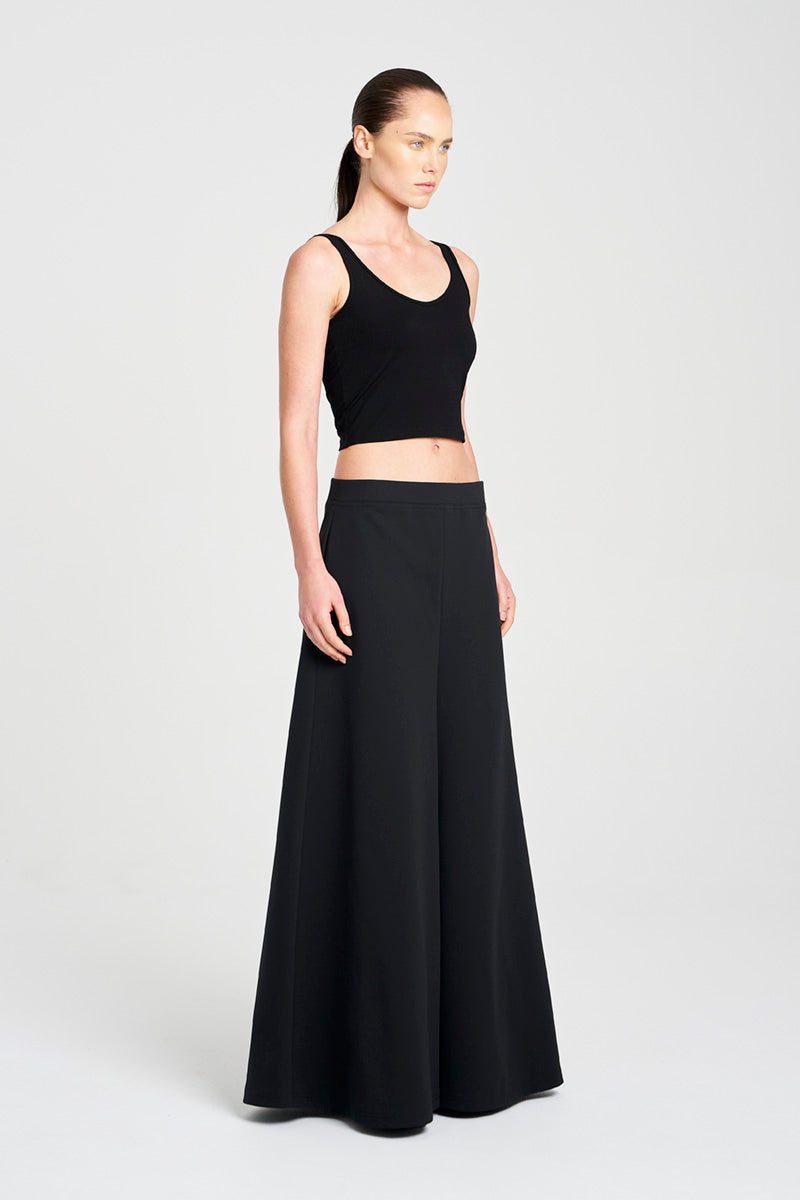SLIP SKIRT - Black
