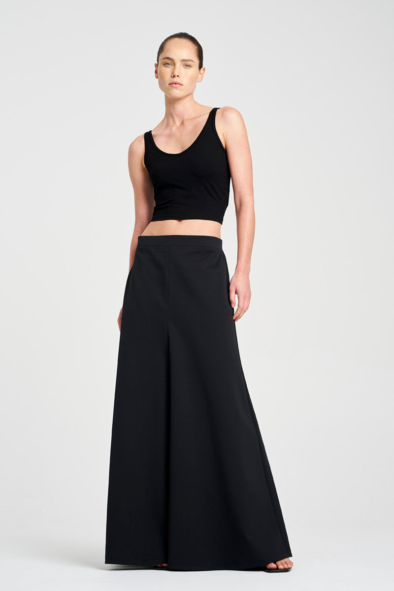 SLIP SKIRT - Black