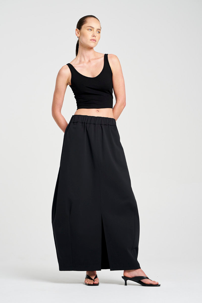 DRUM SKIRT - Black