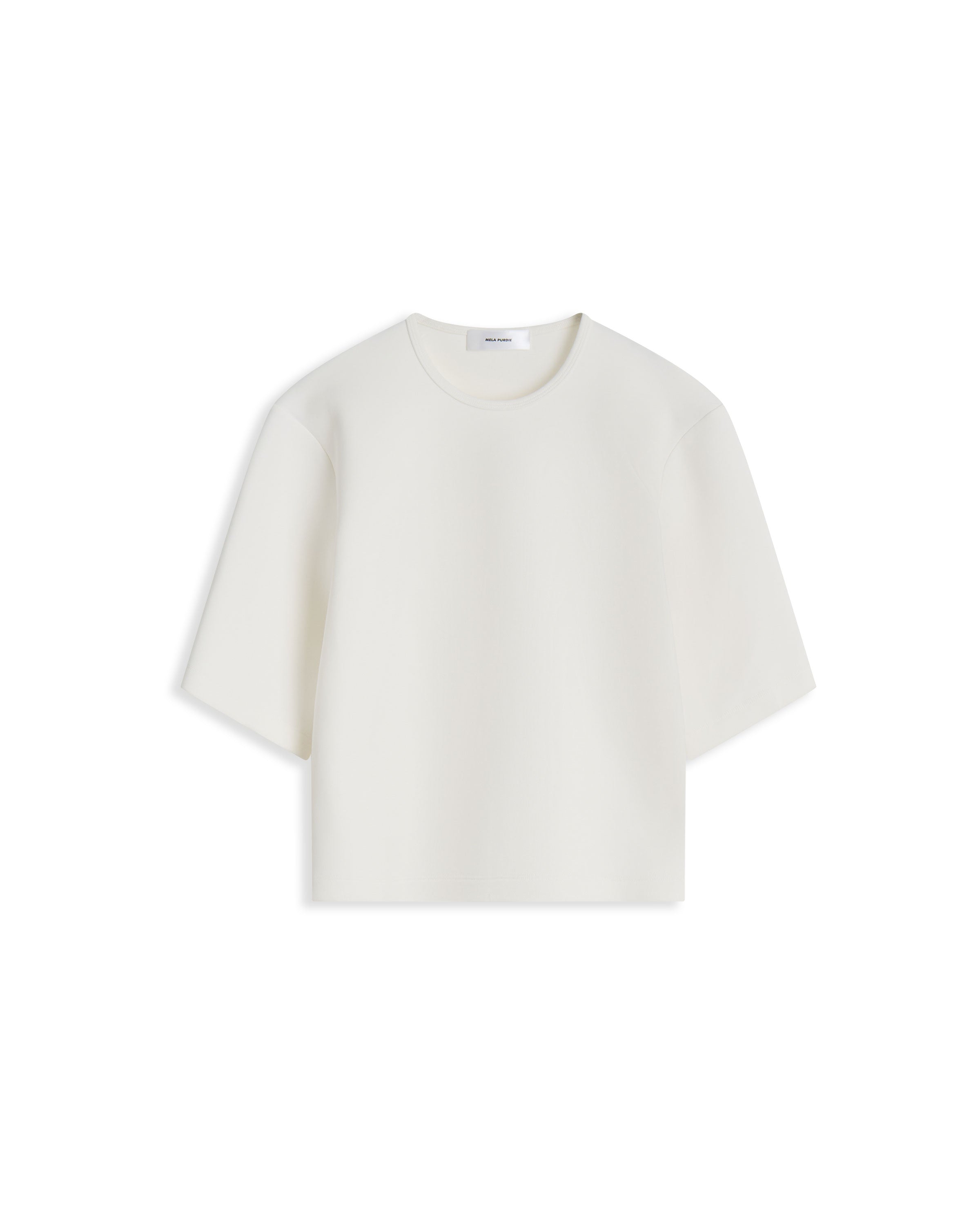 ELBOW BOX TEE - White - MELA PURDIE