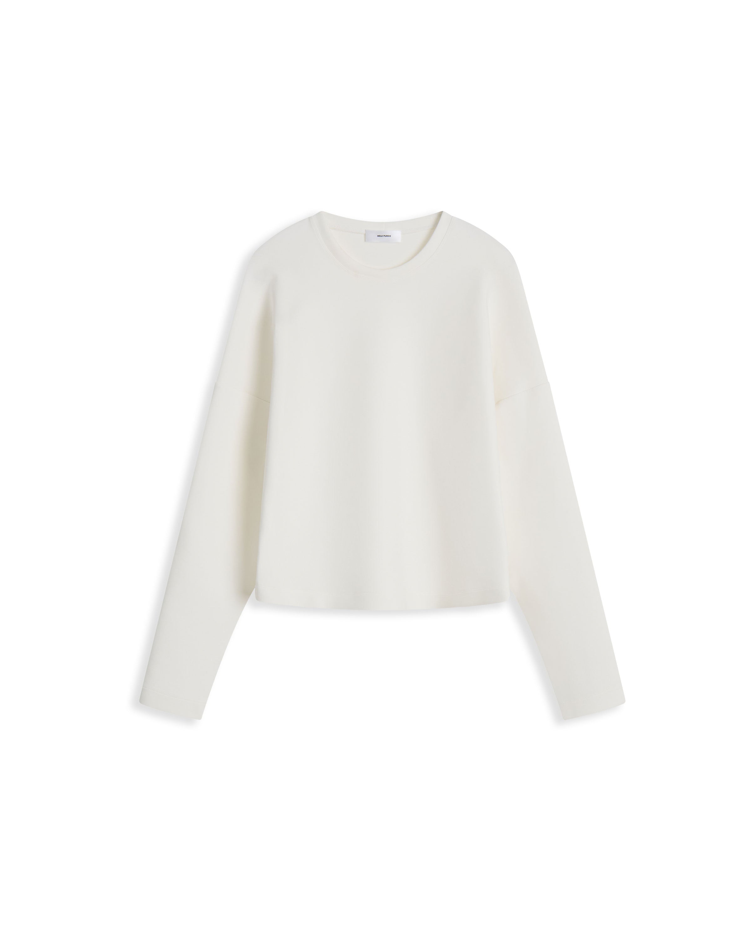 PUFFER SWEATER - White - MELA PURDIE