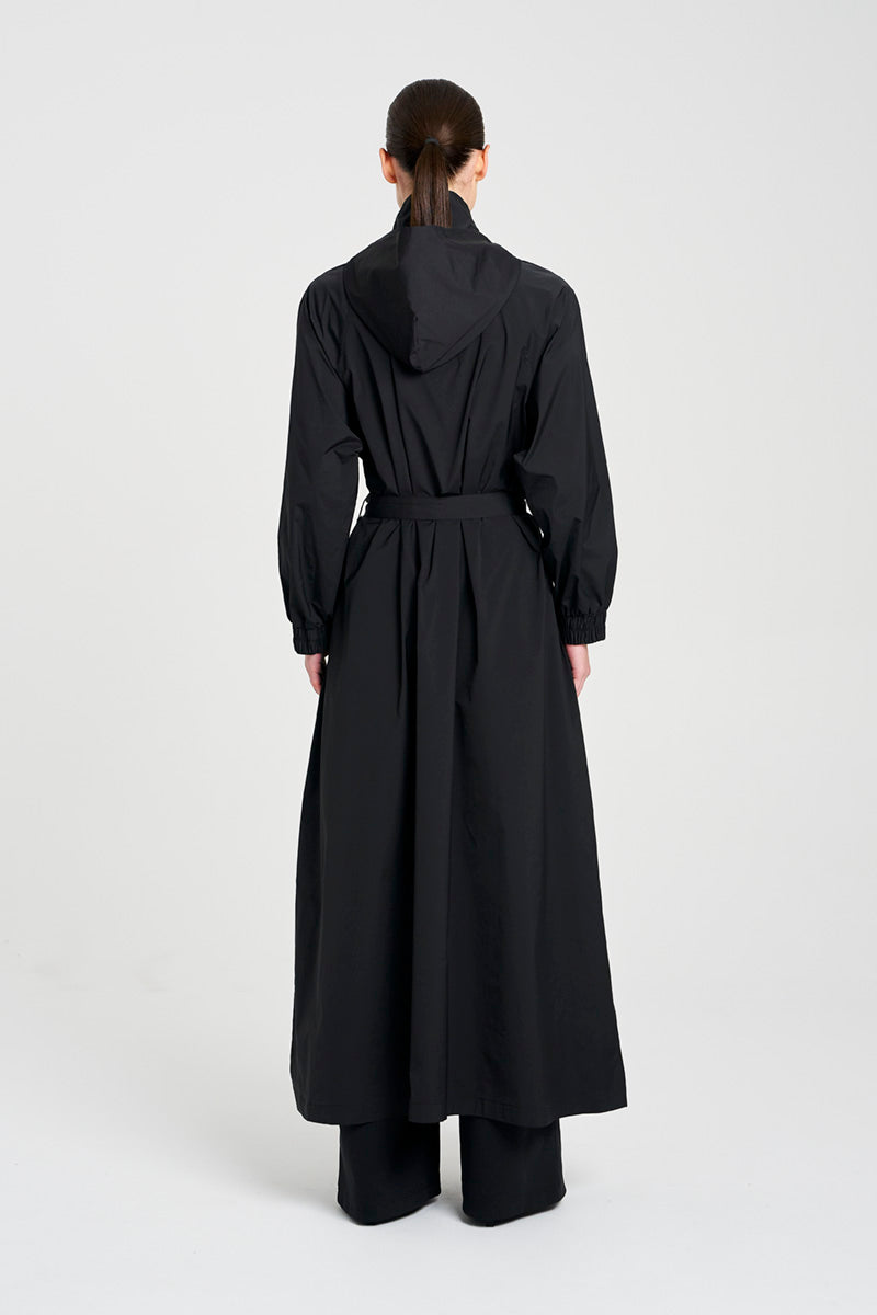 MAXI RAIN SHELL - Black - Mela Purdie