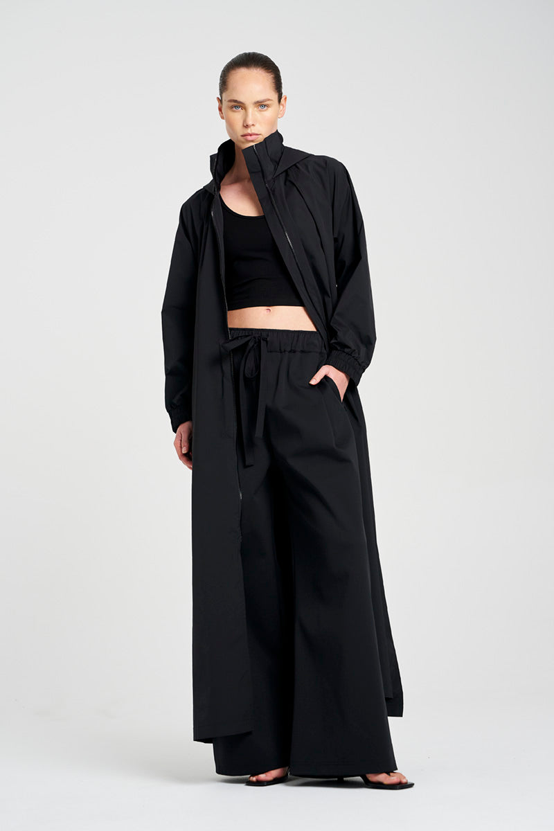 MAXI RAIN SHELL - Black - Mela Purdie