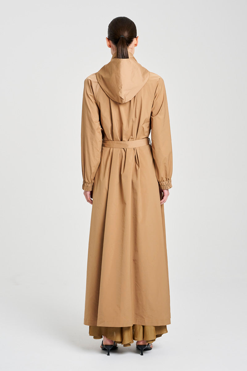 MAXI RAIN SHELL - Toffee