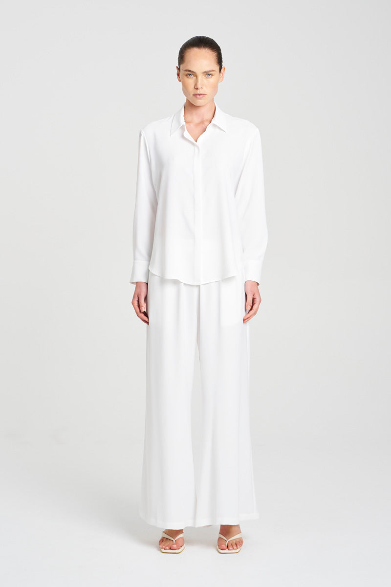 FLUID SHIRT - Ivory - Mela Purdie