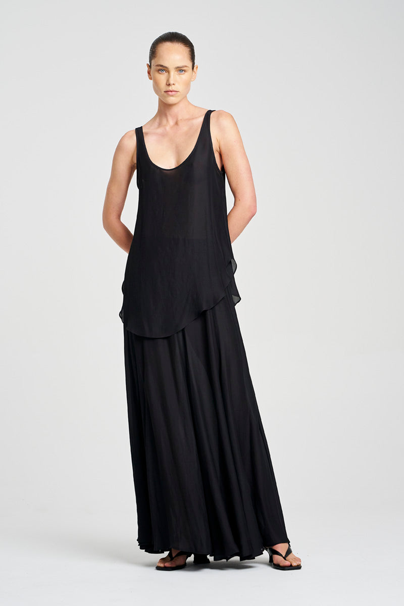SLIP TANK - Black - Mela Purdie