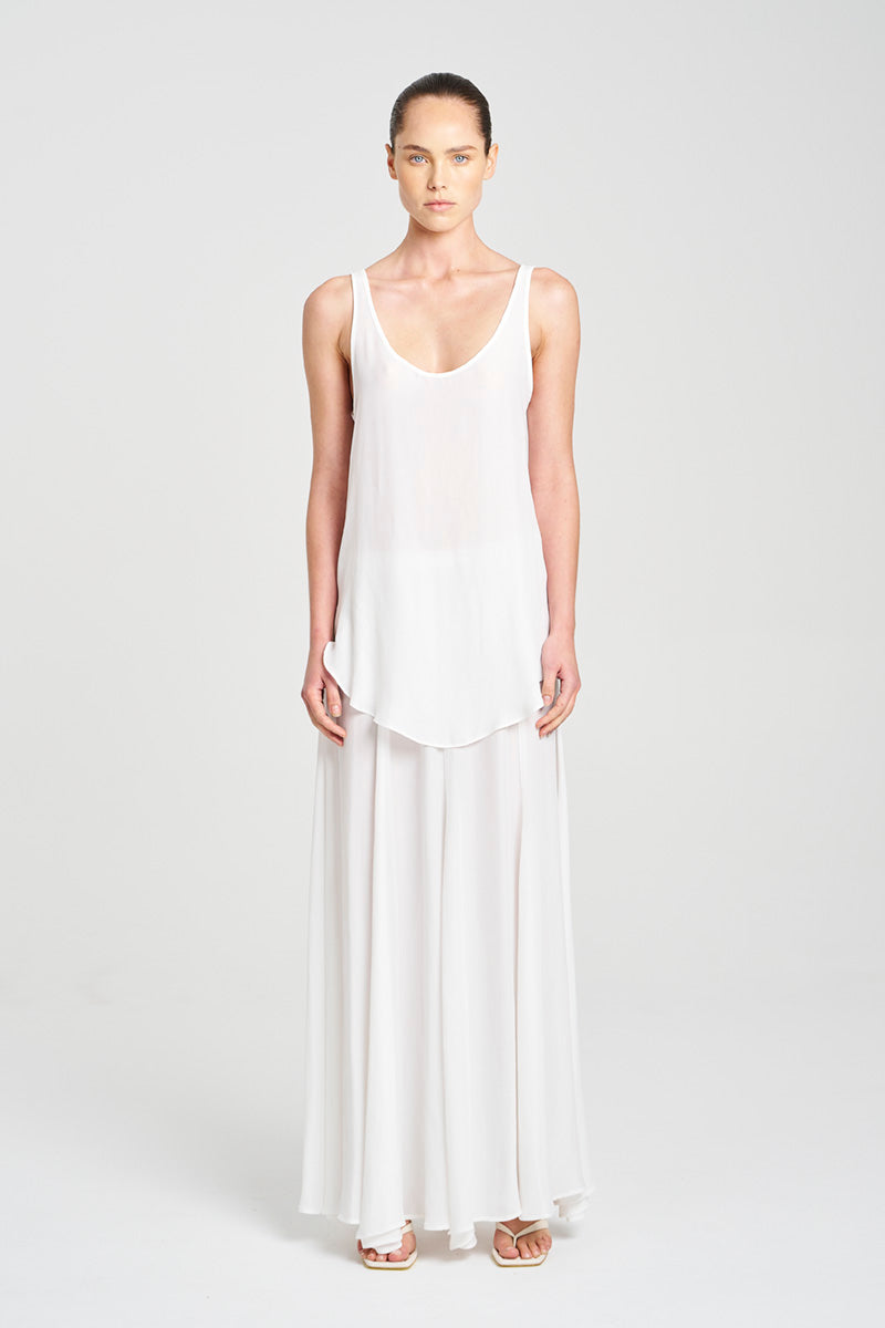 SLIP TANK - White - Mela Purdie