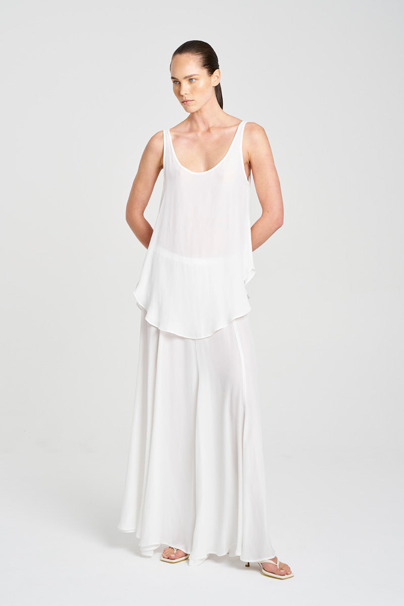 SLIP TANK - White - Mela Purdie