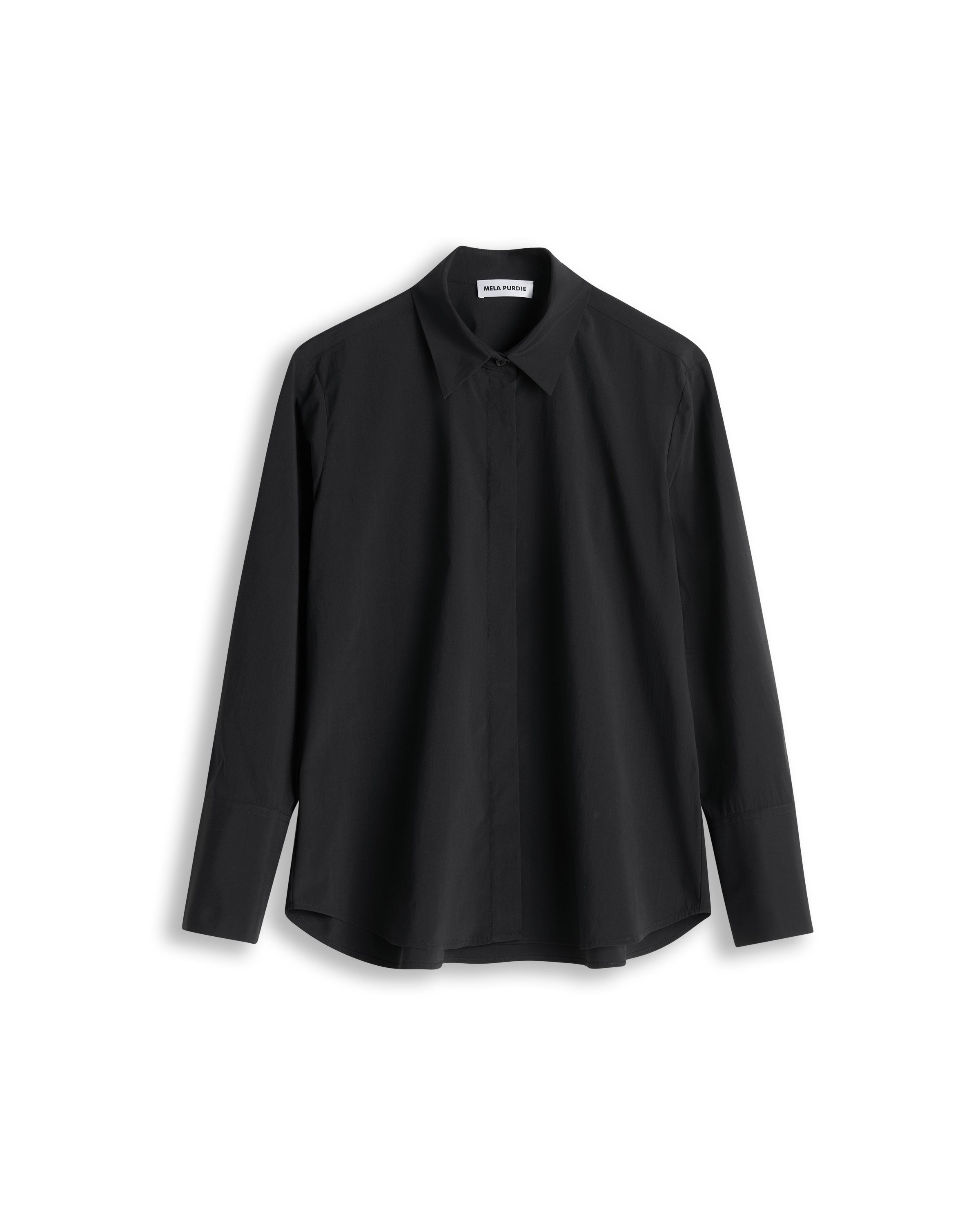 SMOOTH SHIRT - Black - Mela Purdie