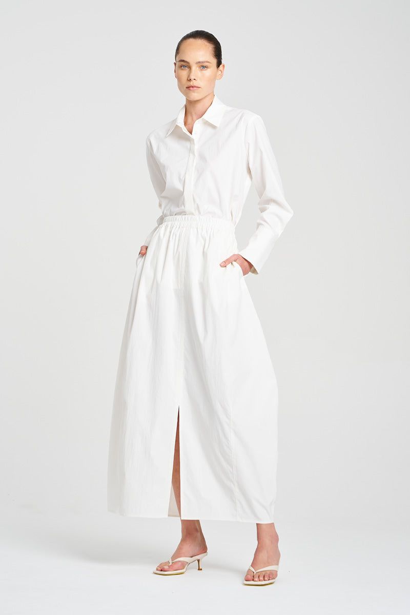 SMOOTH SHIRT - Ivory - Mela Purdie