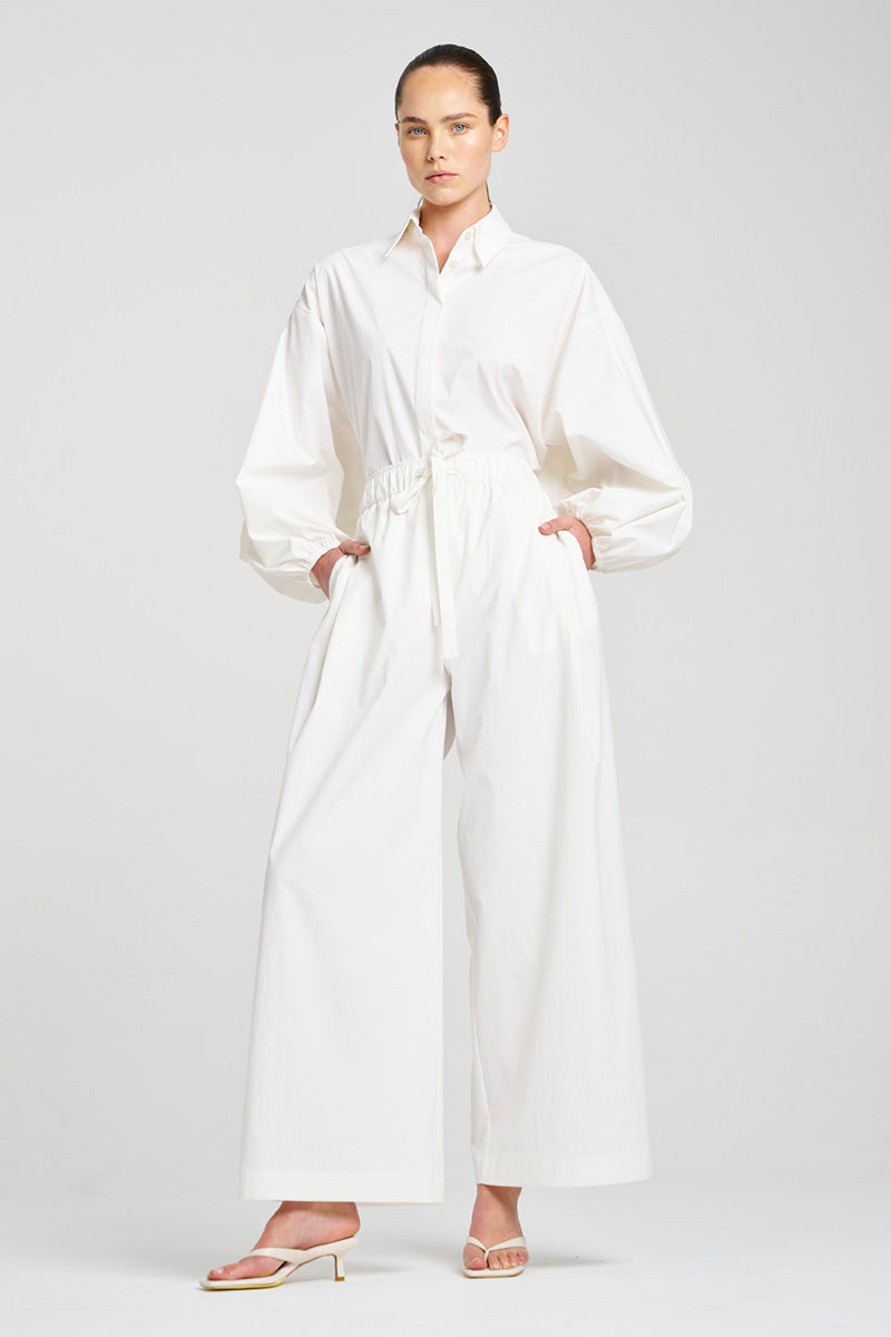 BILLOW SHIRT - Ivory - Mela Purdie