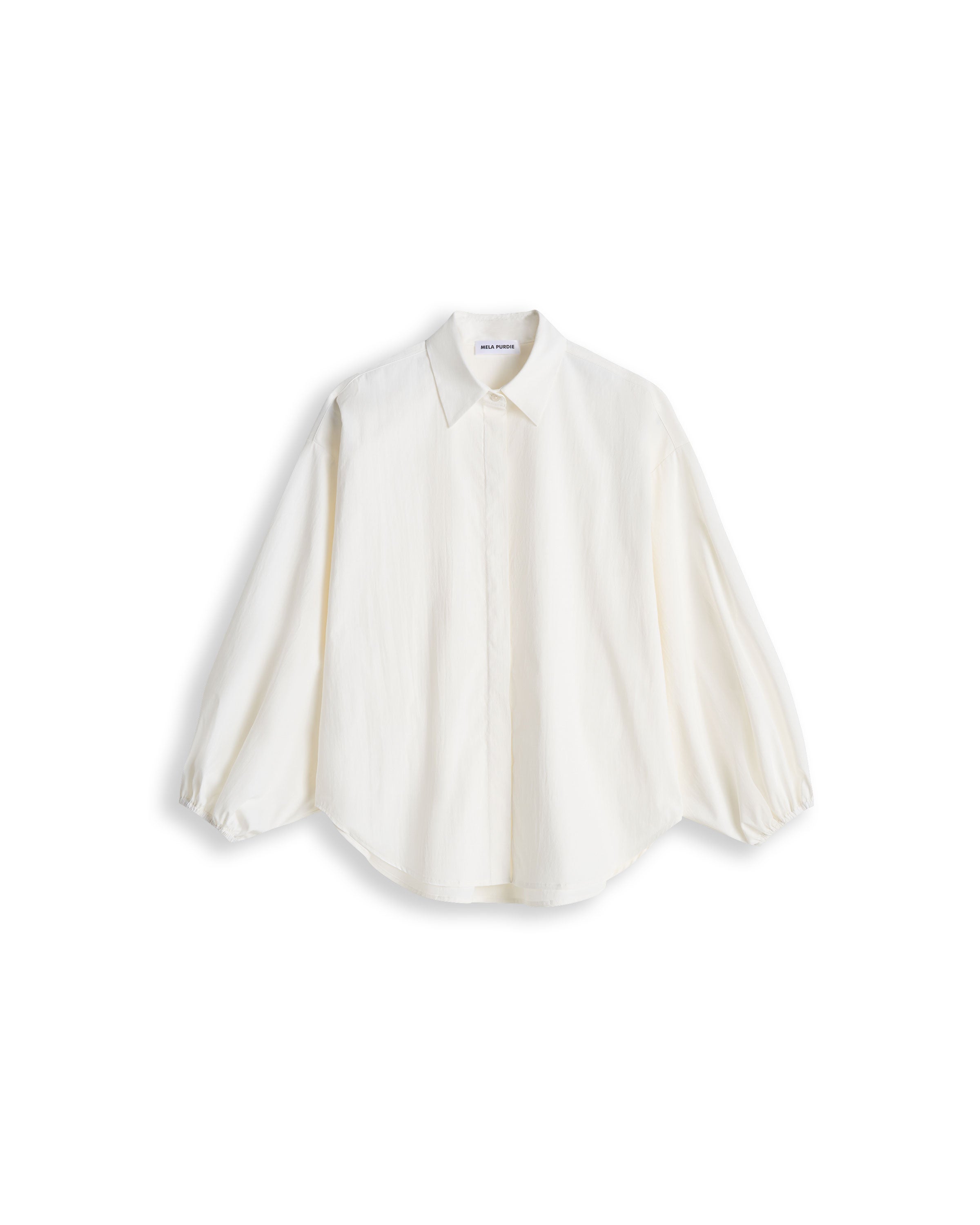 BILLOW SHIRT - Ivory - Mela Purdie