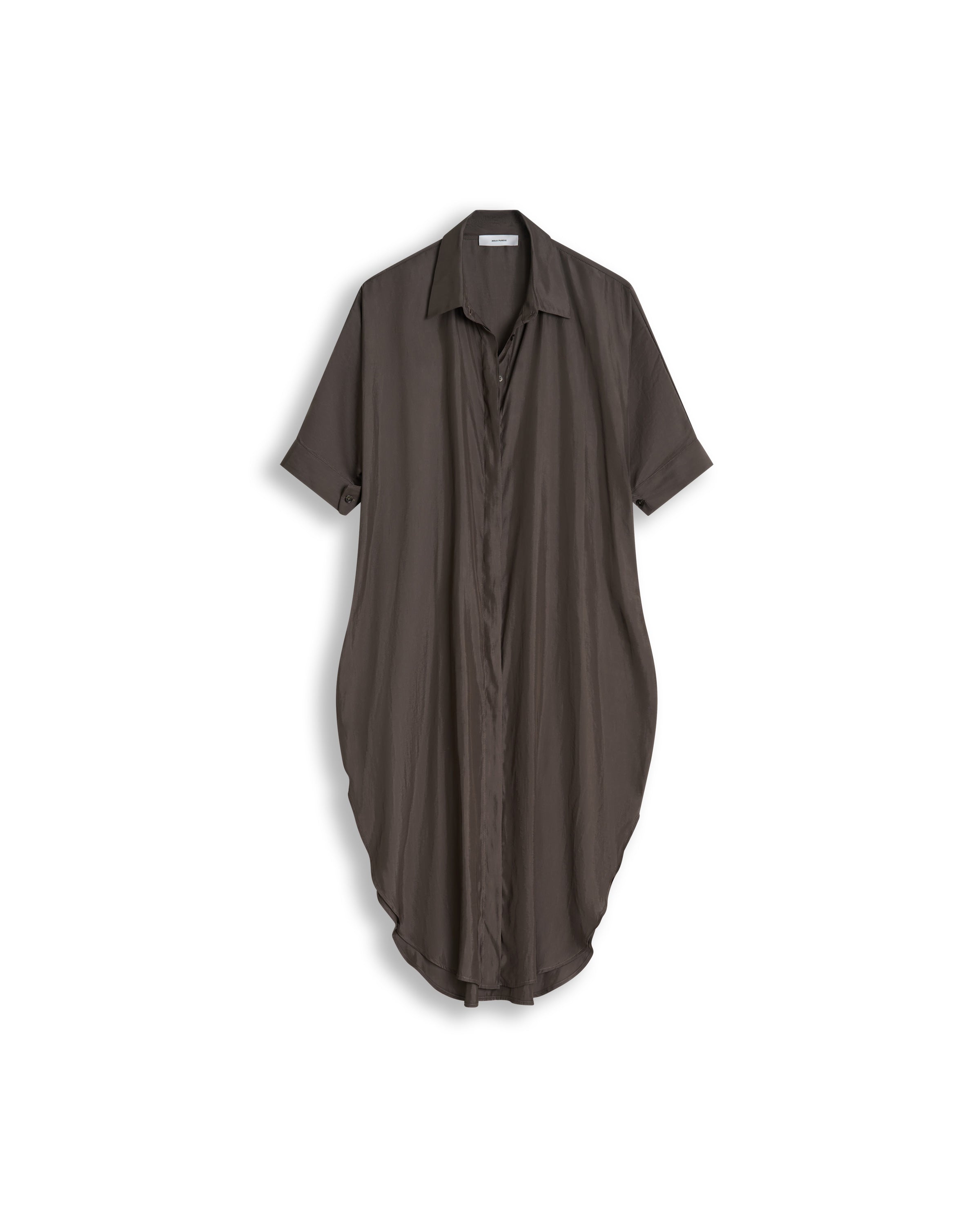 MAXI OVERSHIRT - Espresso