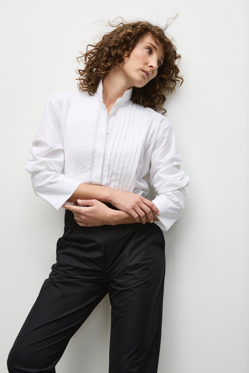 F607 8650 POWDER TUX SHIRT