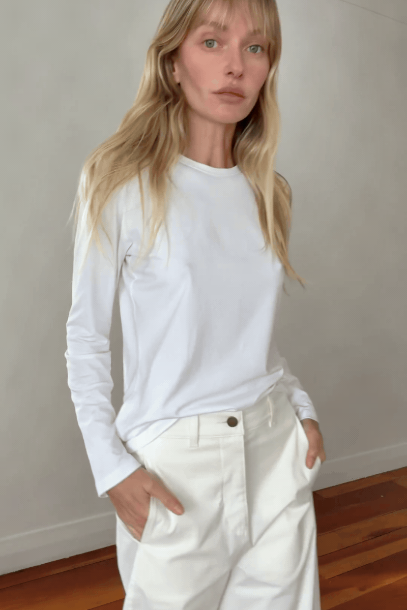LS TOP - White - MELA PURDIE