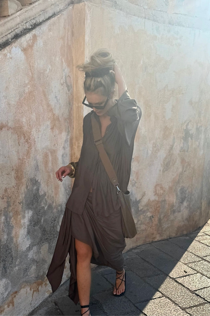 SARONG WRAP - Espresso