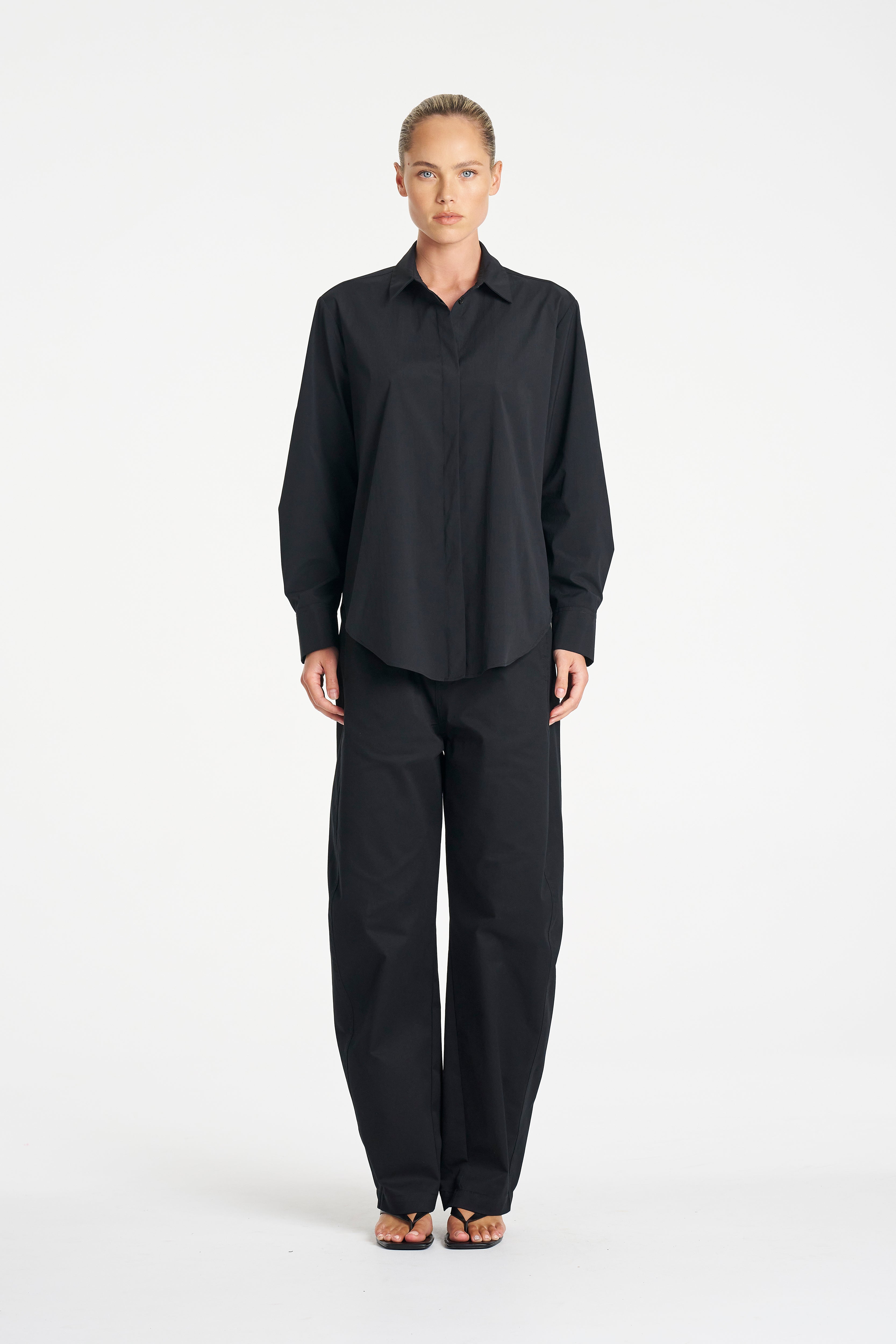 BARREL PANT - Black - MELA PURDIE