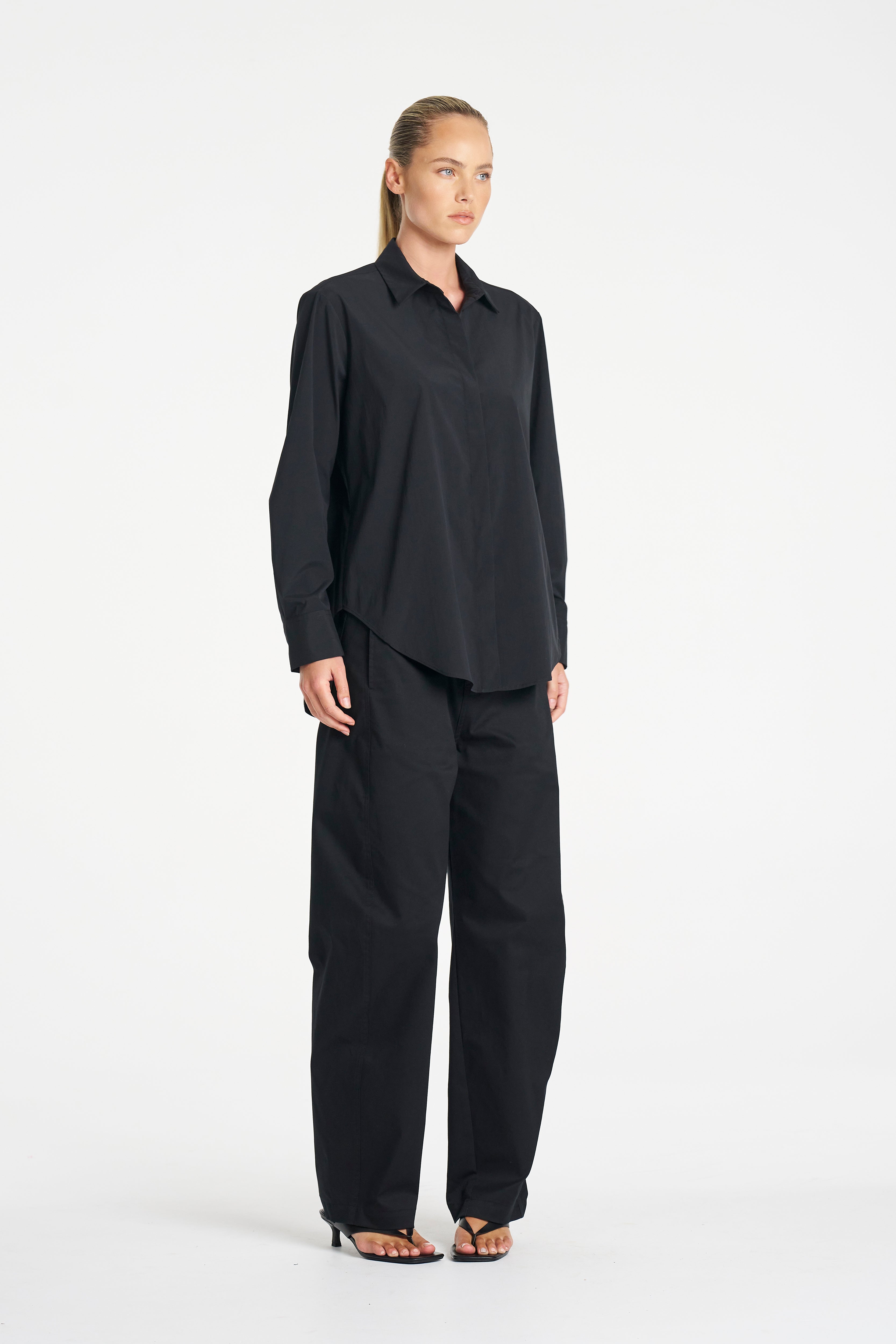 MIRACLE SHIRT - Black - MELA PURDIE