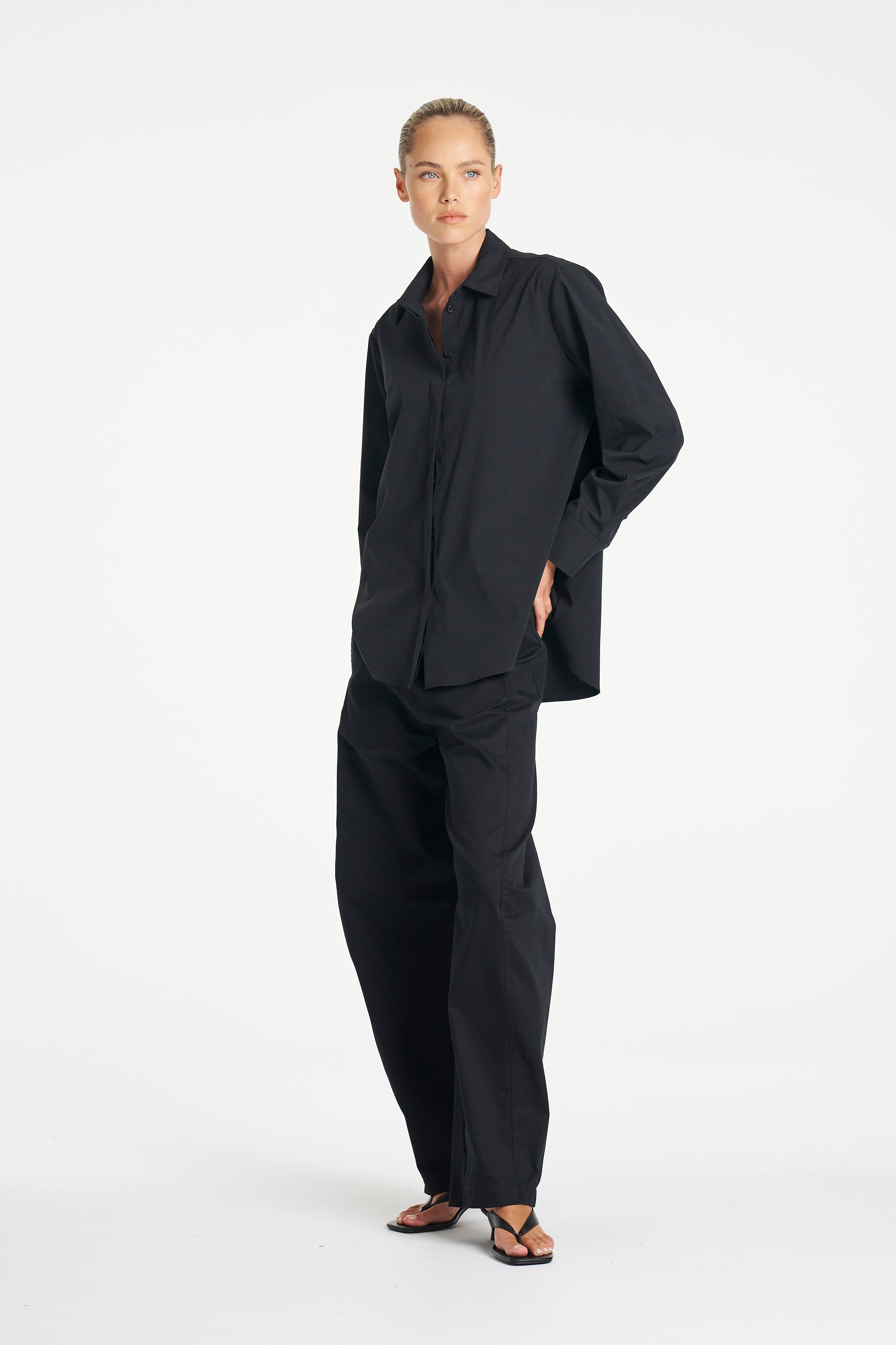 MIRACLE SHIRT - Black - MELA PURDIE