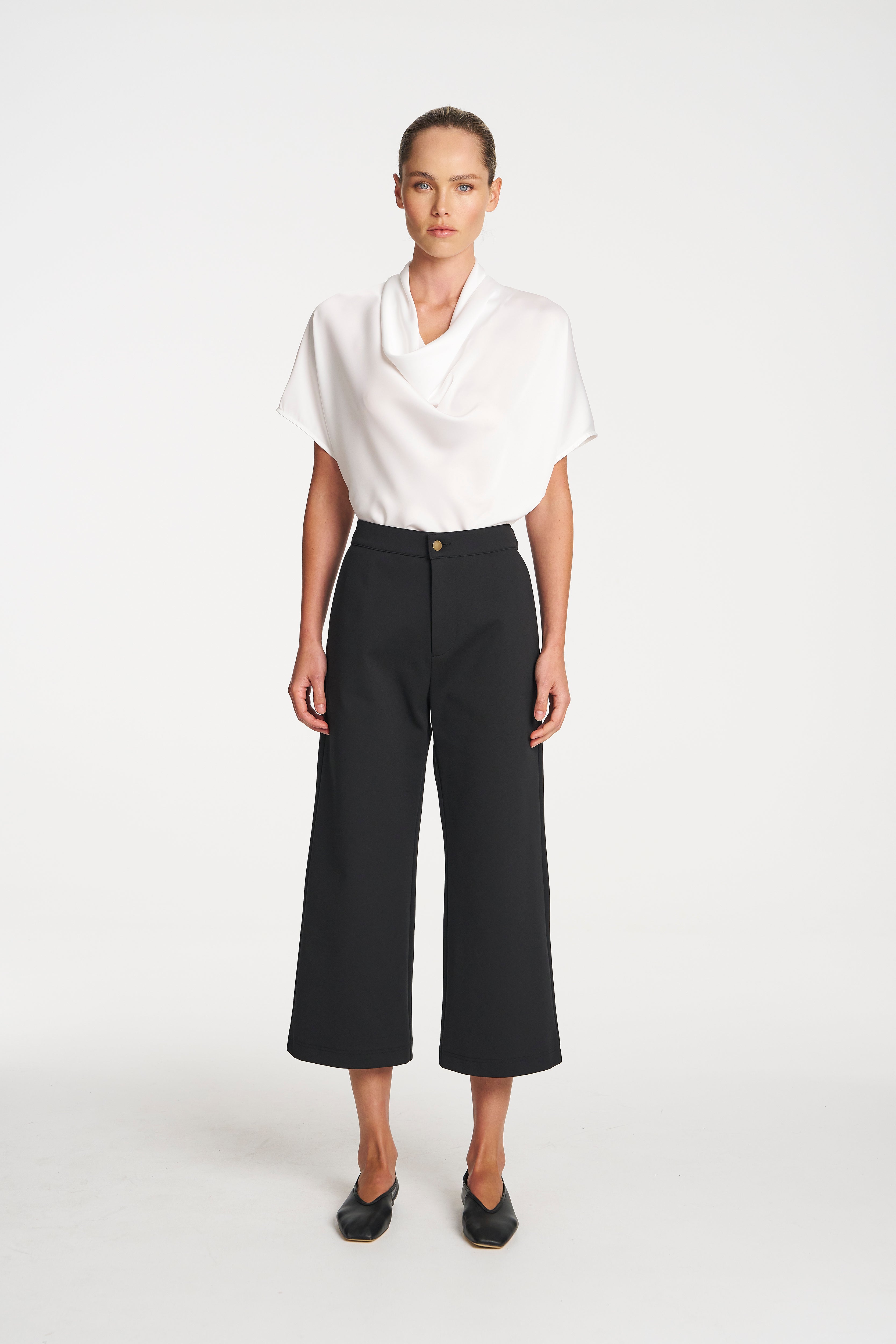 F103 1968 CROP FLY PANT - MELA PURDIE