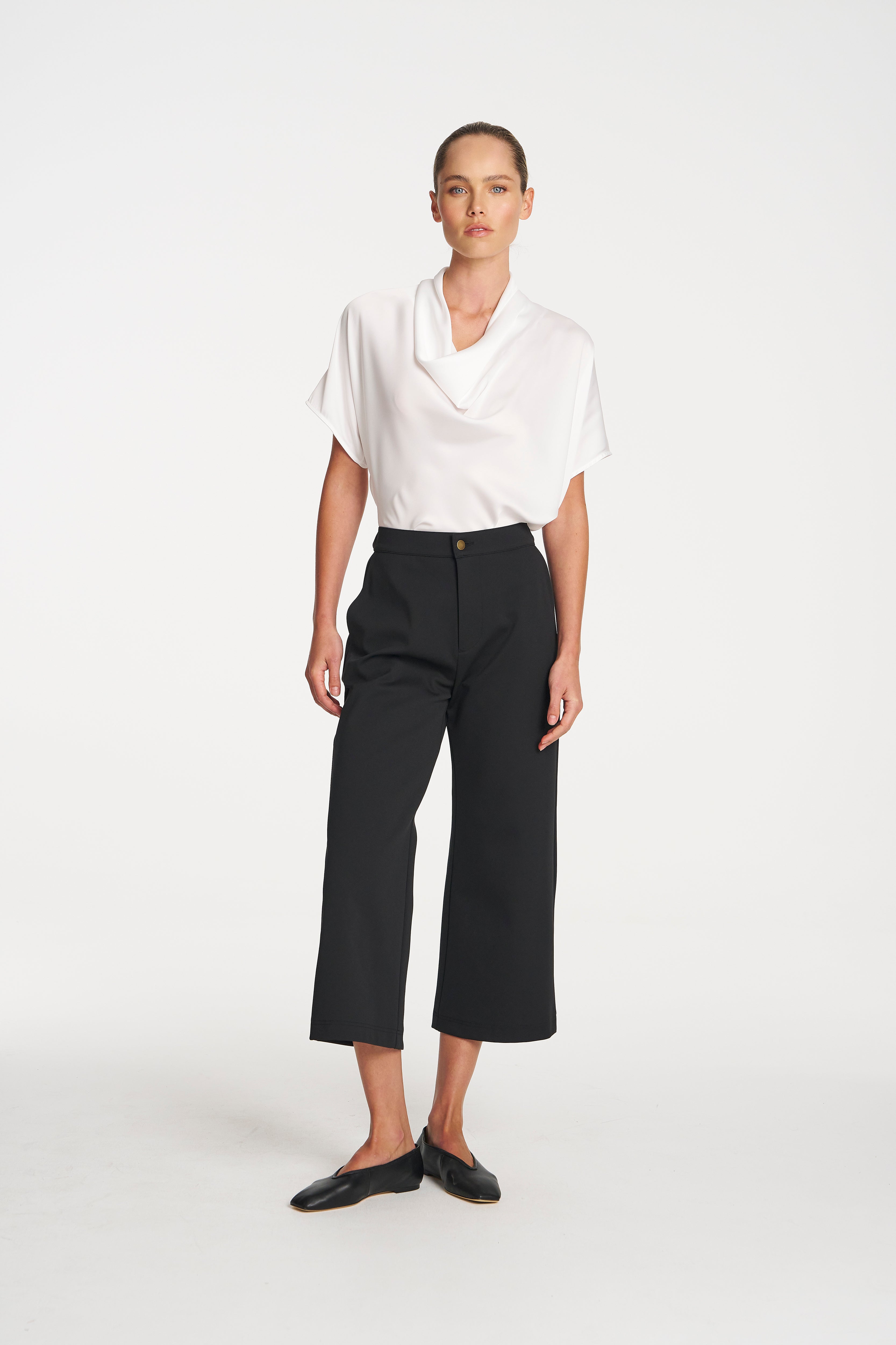 F103 1968 CROP FLY PANT - MELA PURDIE