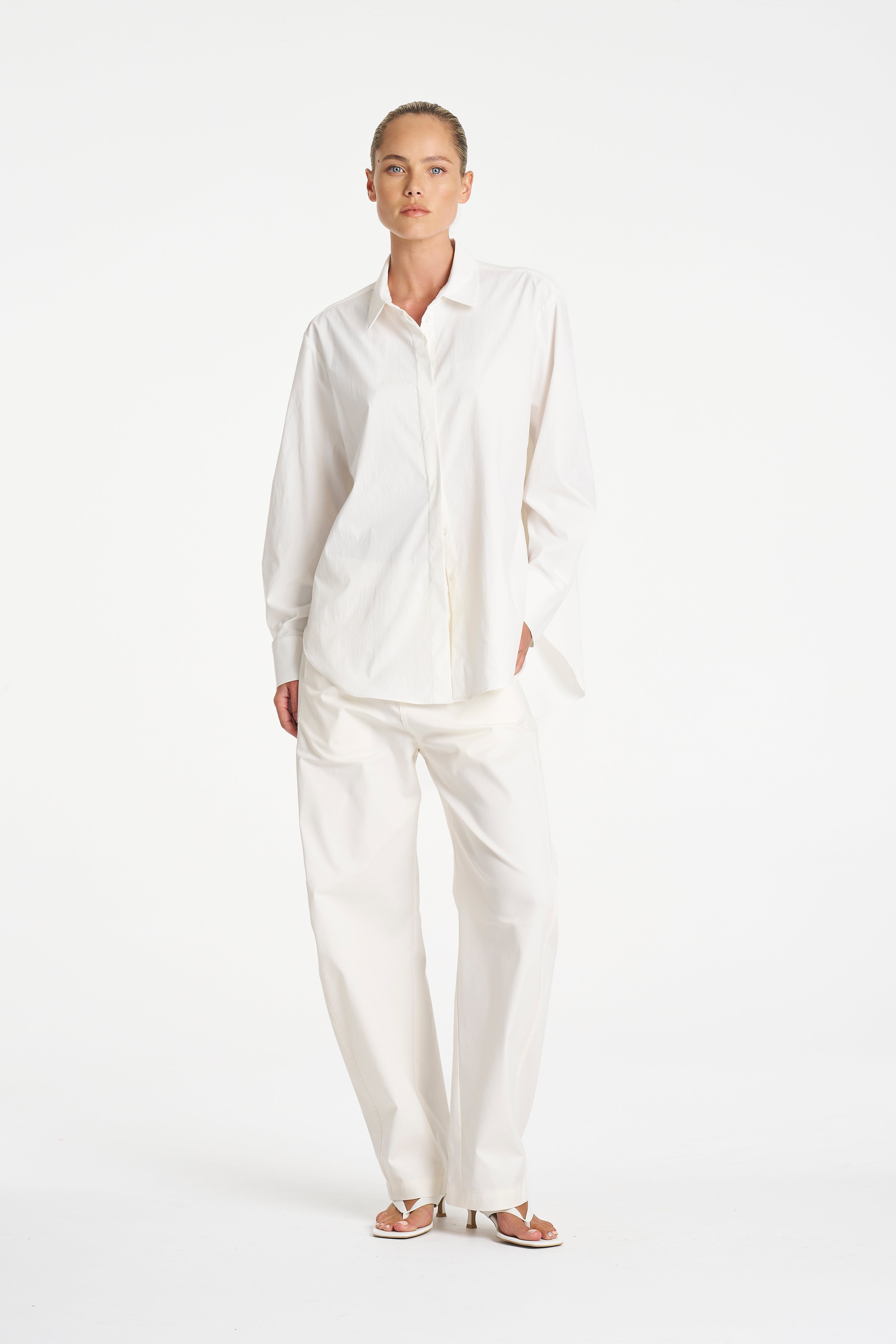BARREL PANT - Ivory - MELA PURDIE