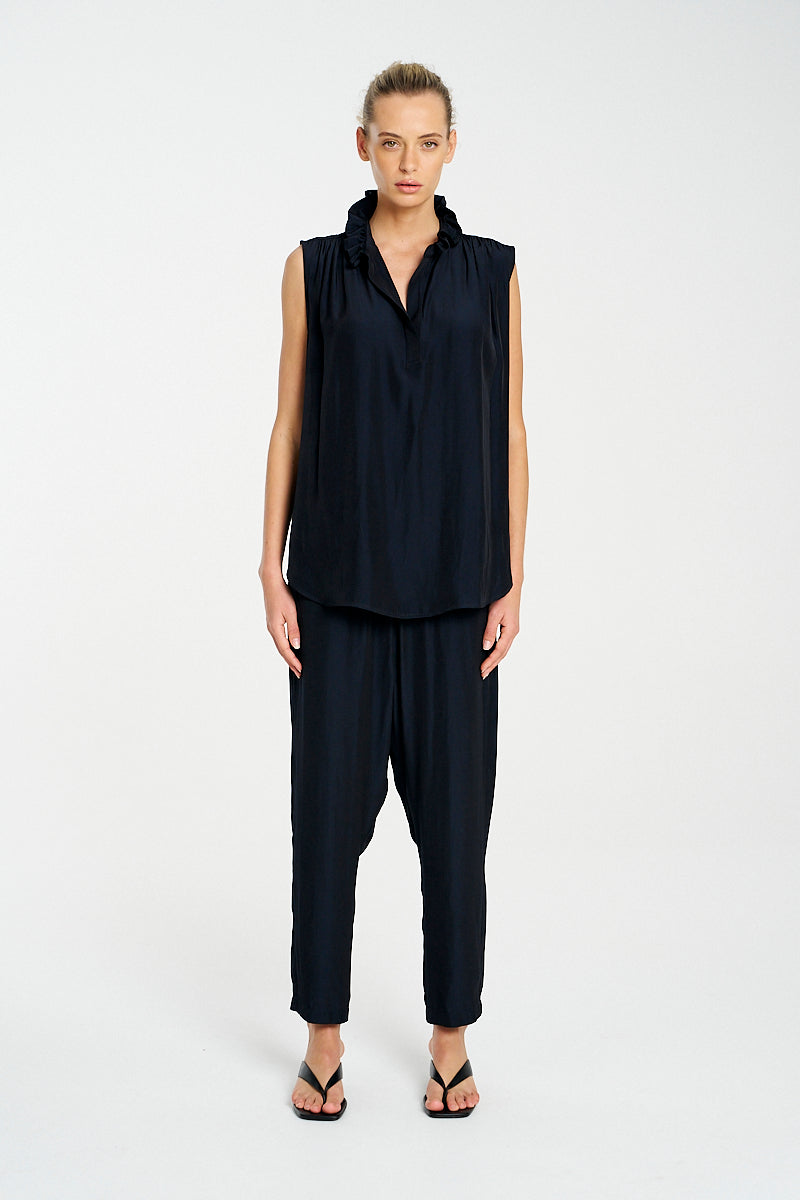 F67 8876 FRILL NECK TANK - MELA PURDIE