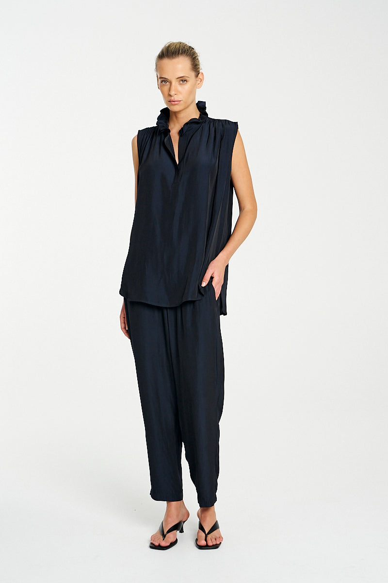F67 8876 FRILL NECK TANK - MELA PURDIE