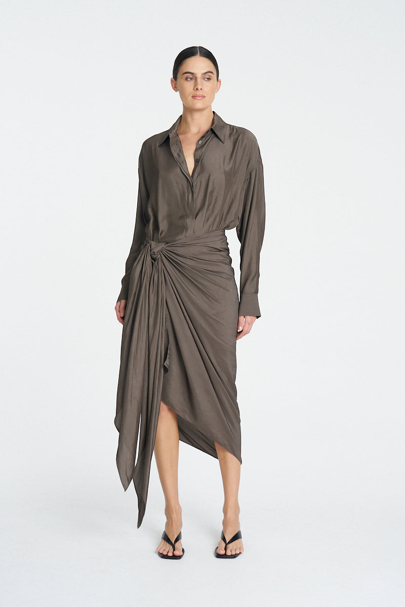 SARONG WRAP - Espresso