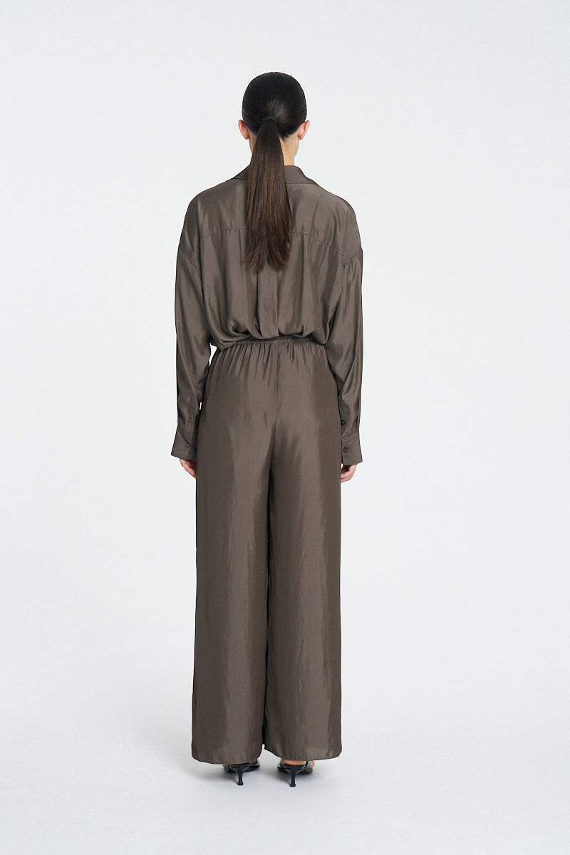 RELAXED SHIRT - Espresso