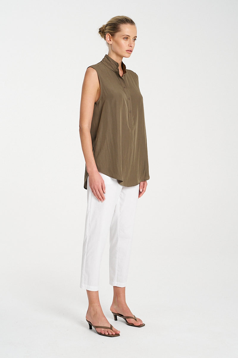 F67 8629 SOFT STAND SHIRT - MELA PURDIE