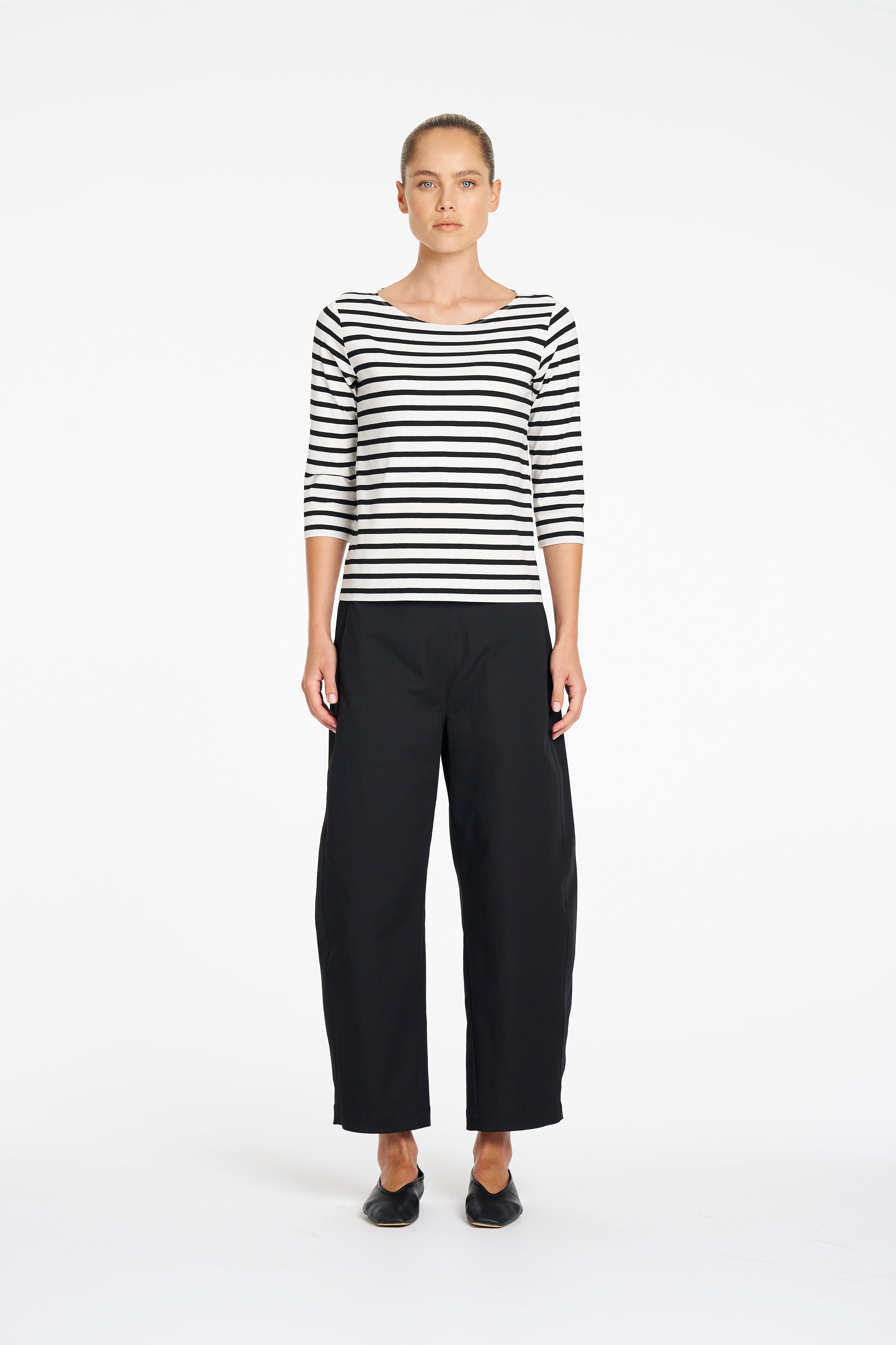 F416 10002 BARREL LEG PANT - MELA PURDIE