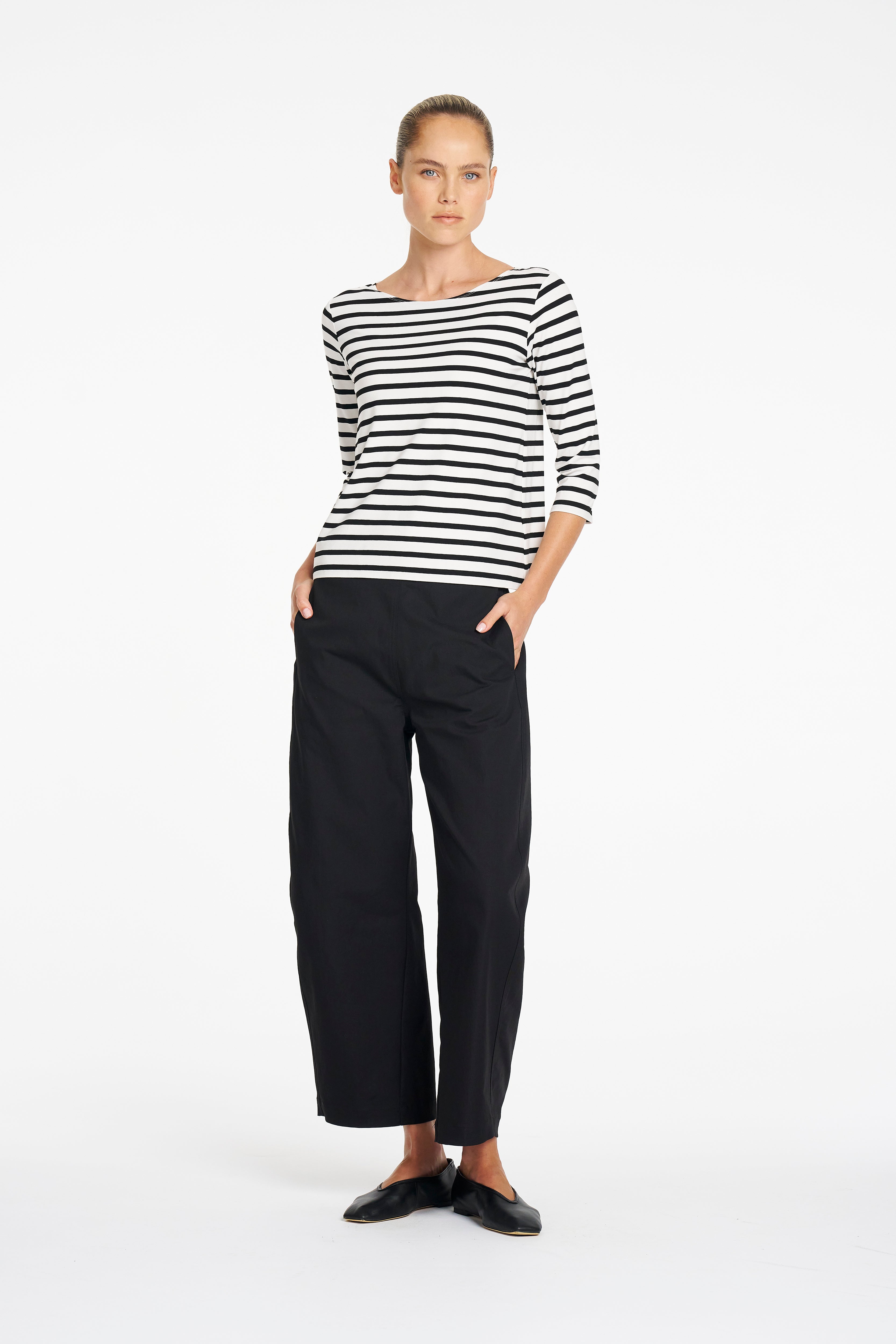 F541 2630 RELAXED BOAT NECK - MELA PURDIE