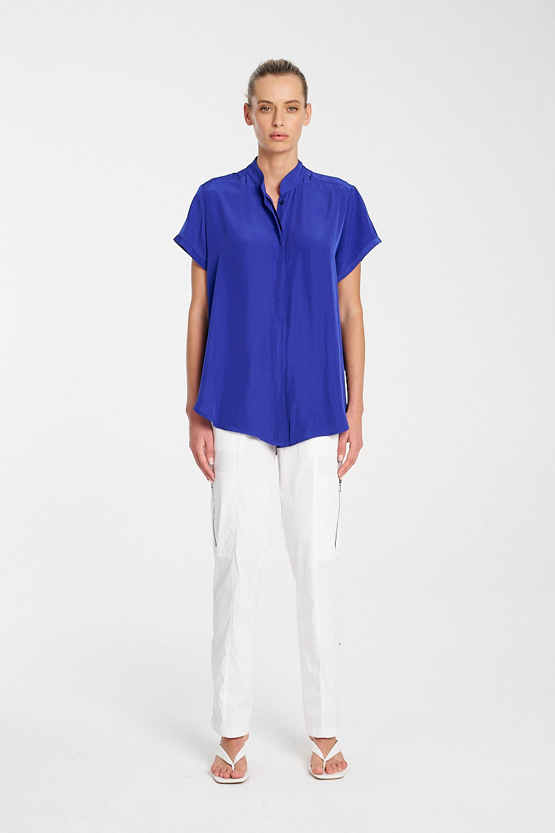 F67 8629 SOFT STAND SHIRT - MELA PURDIE