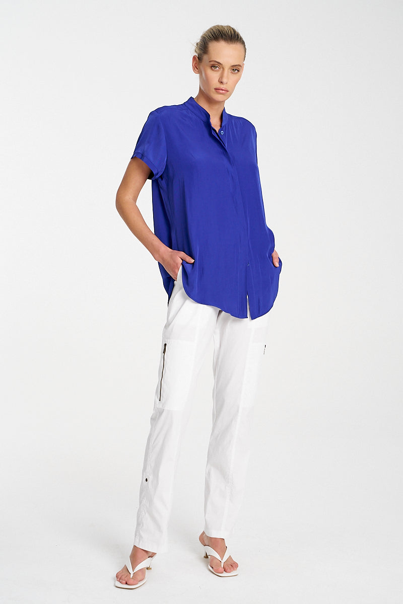F67 8629 SOFT STAND SHIRT - MELA PURDIE