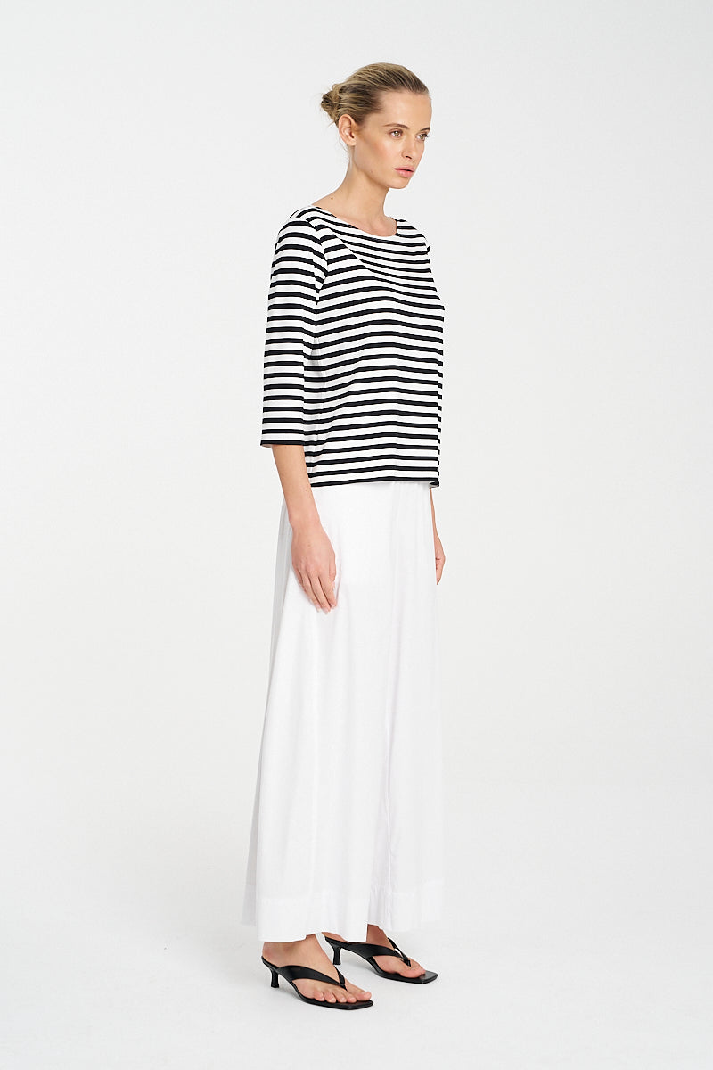 F536 2630 RELAXED BOAT NECK - MELA PURDIE