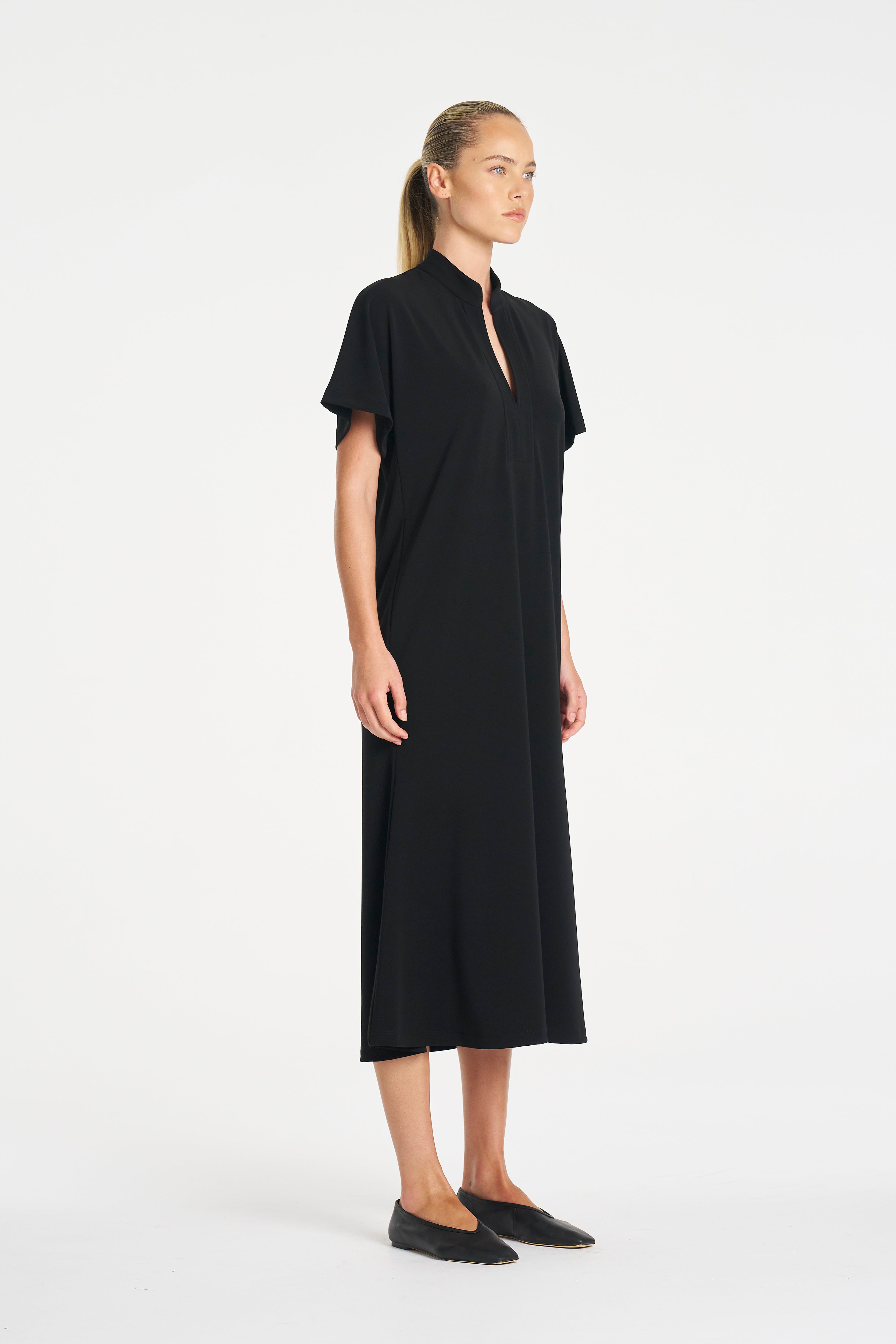 F007 3072 TAB FLIP DRESS - MELA PURDIE