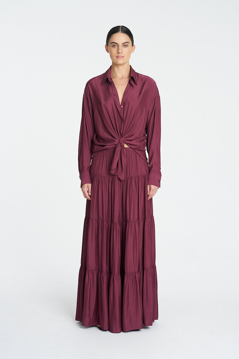 RELAXED SHIRT - Vino