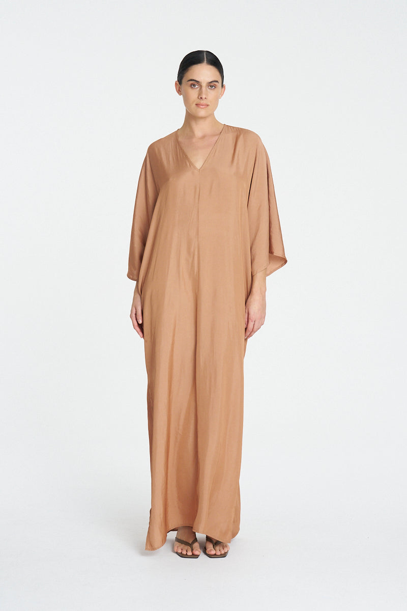 DOLMAN DRESS - Terracotta