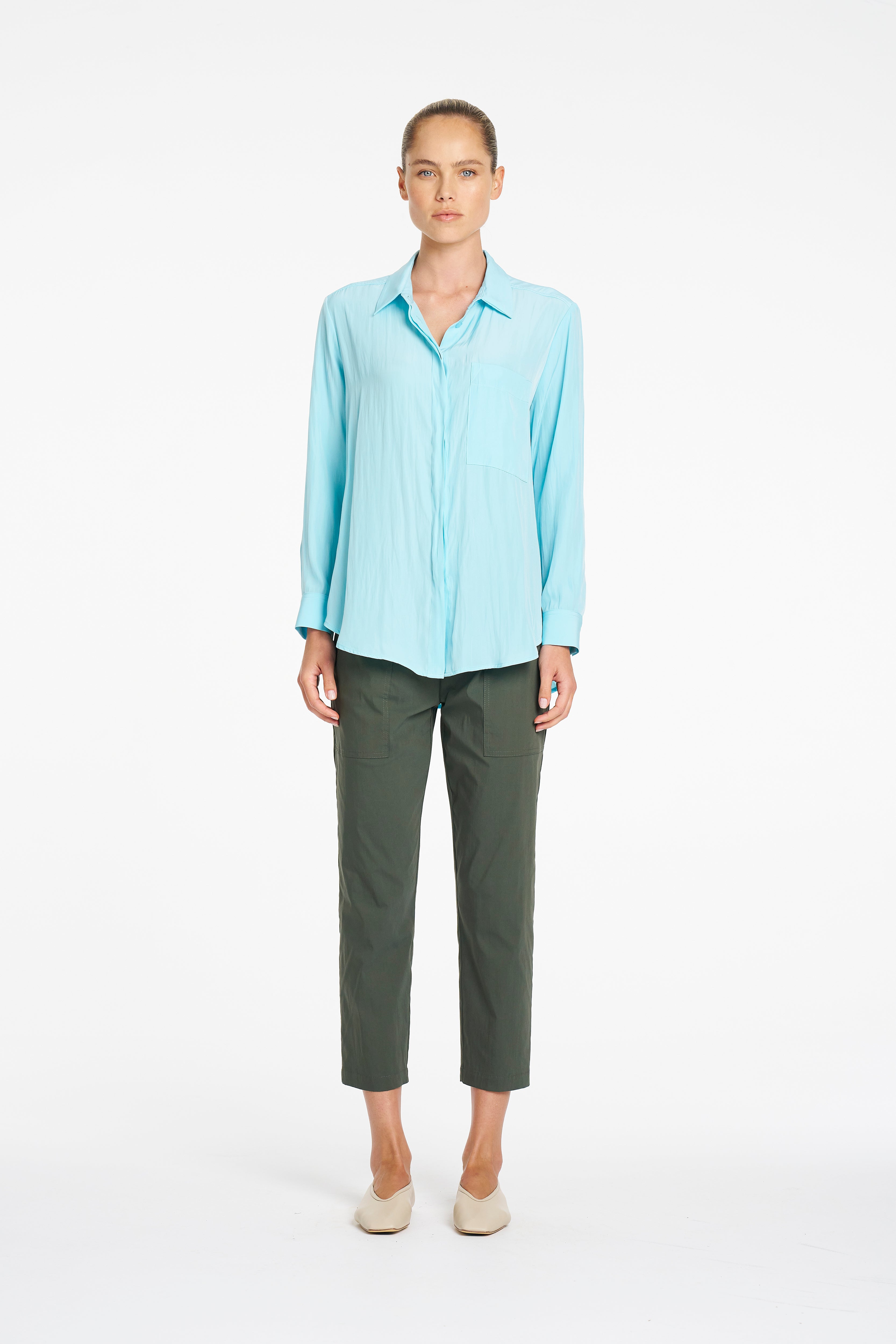 F67 7741 SINGLE POCKET SHIRT - MELA PURDIE