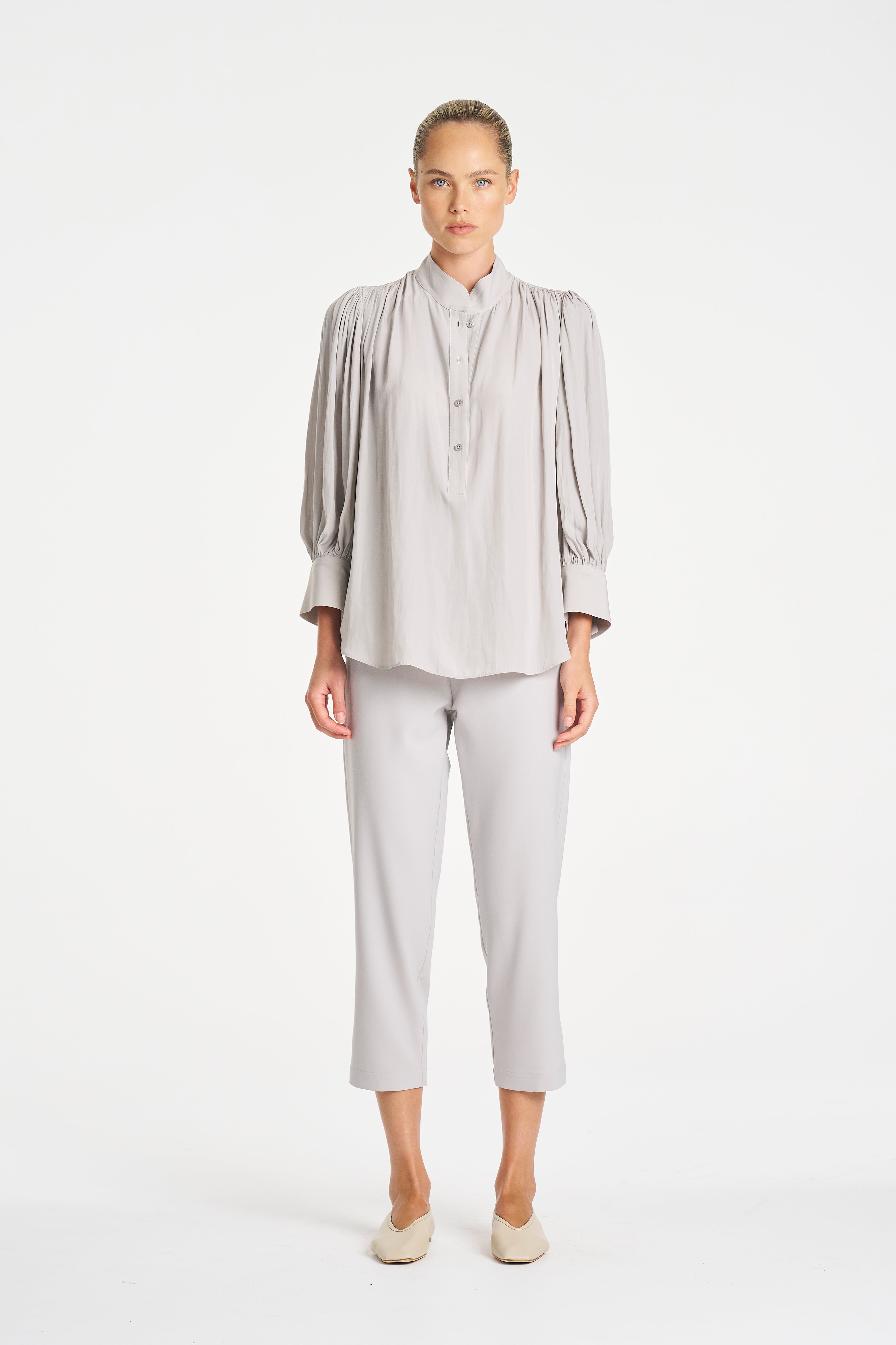 F618 1831 TAPERED FLAT PANT - MELA PURDIE