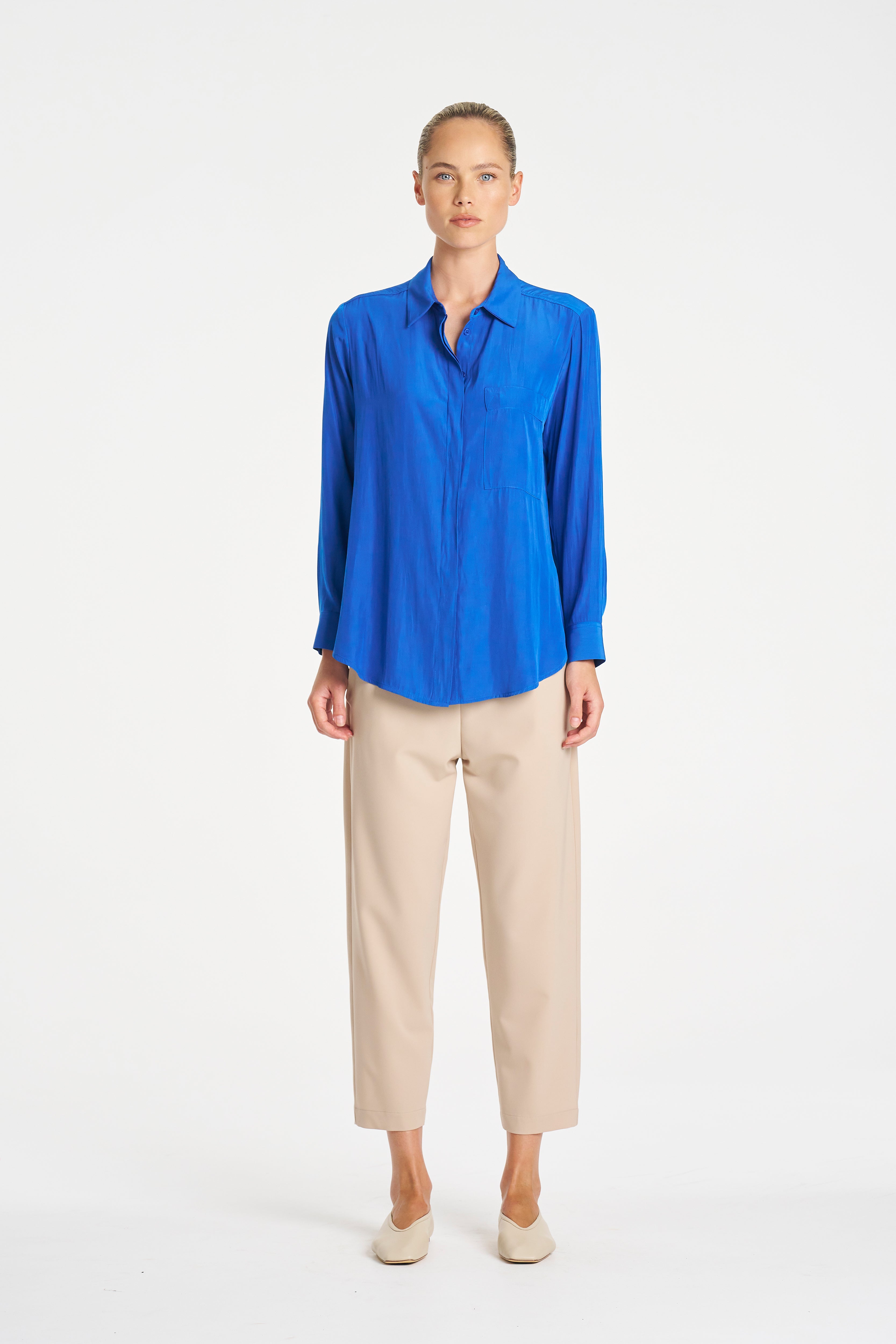 F67 7741 SINGLE POCKET SHIRT - MELA PURDIE