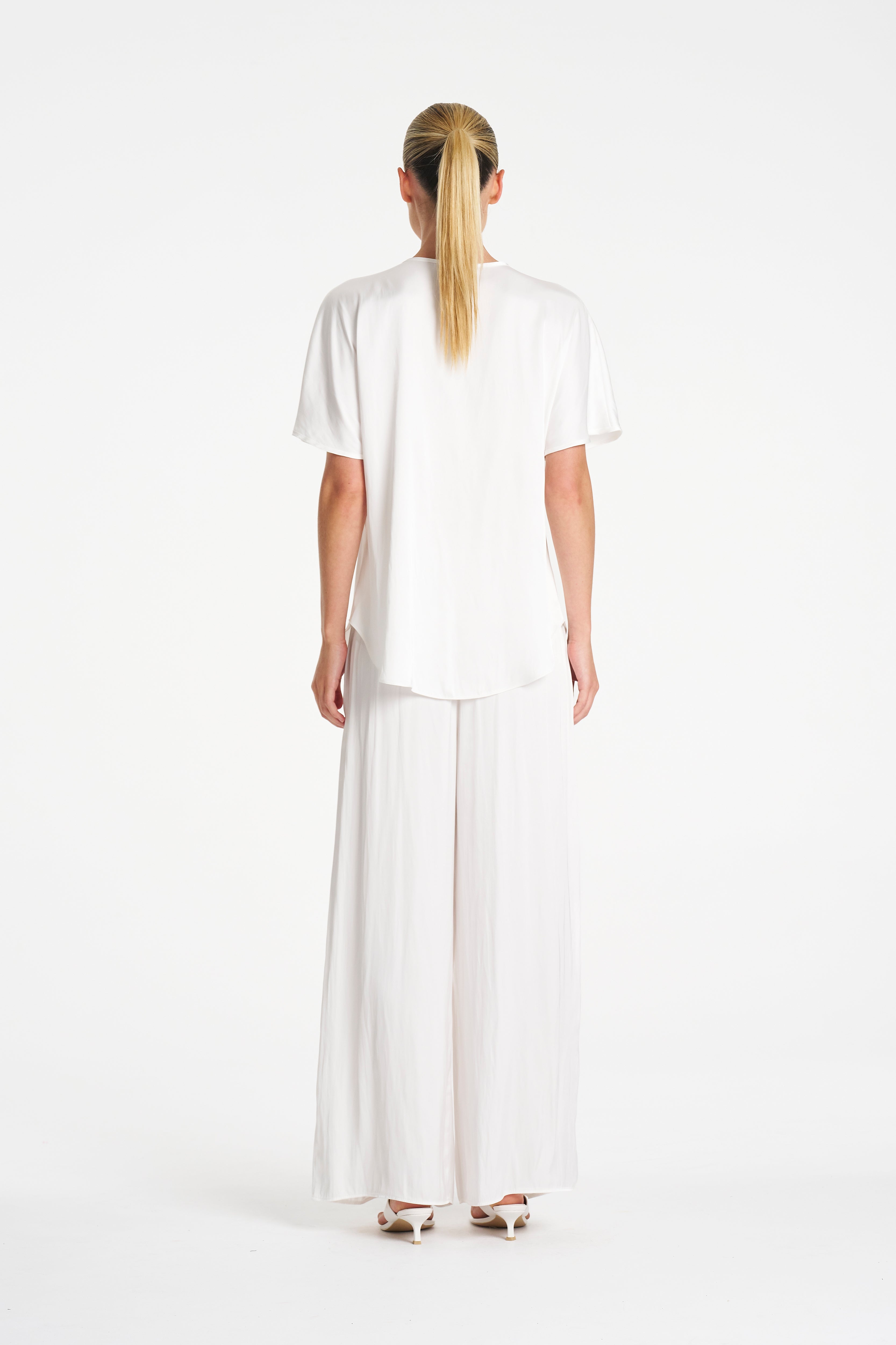 CHARMEUSE PANT - Ivory - MELA PURDIE