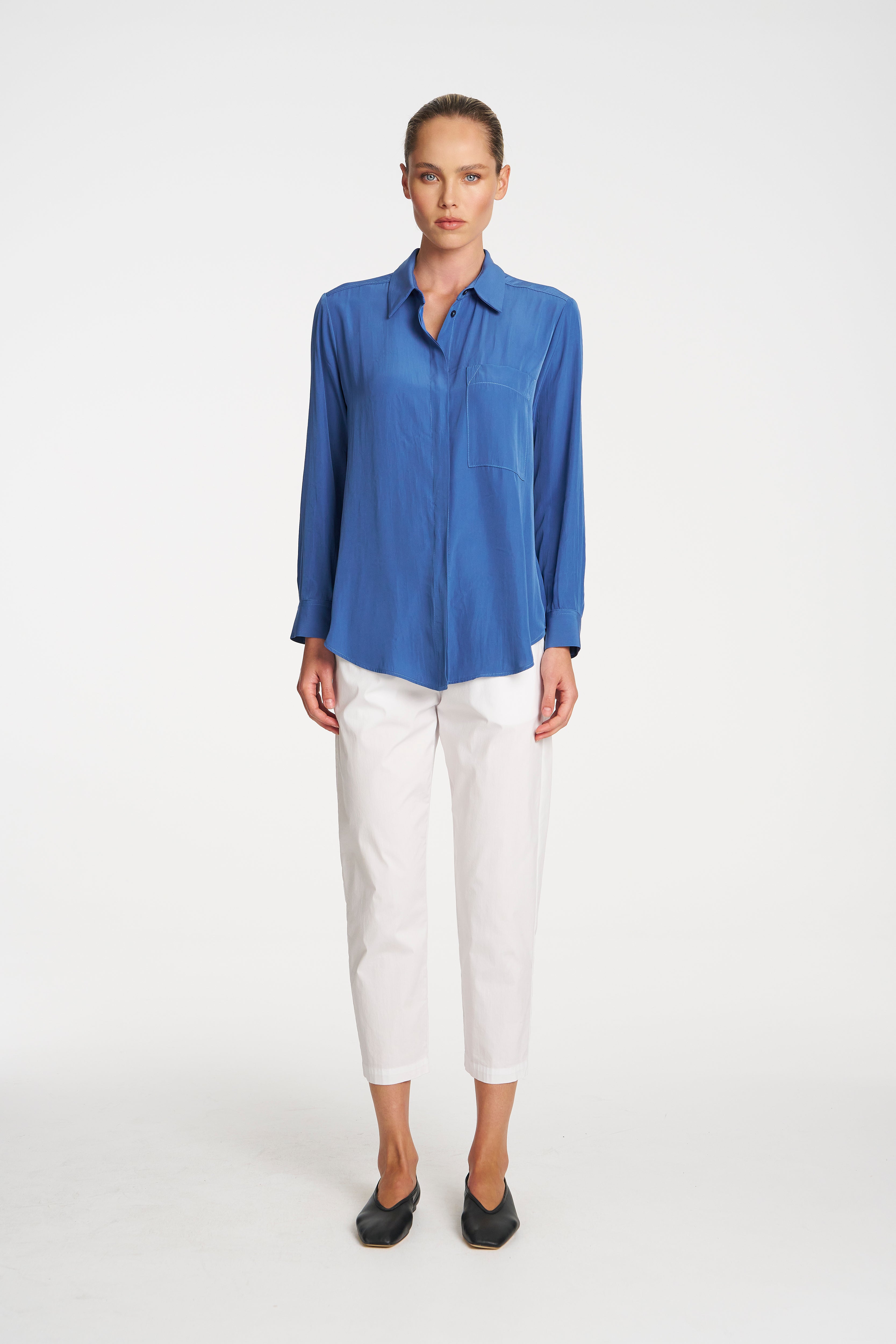 F67 7741 SINGLE POCKET SHIRT - MELA PURDIE