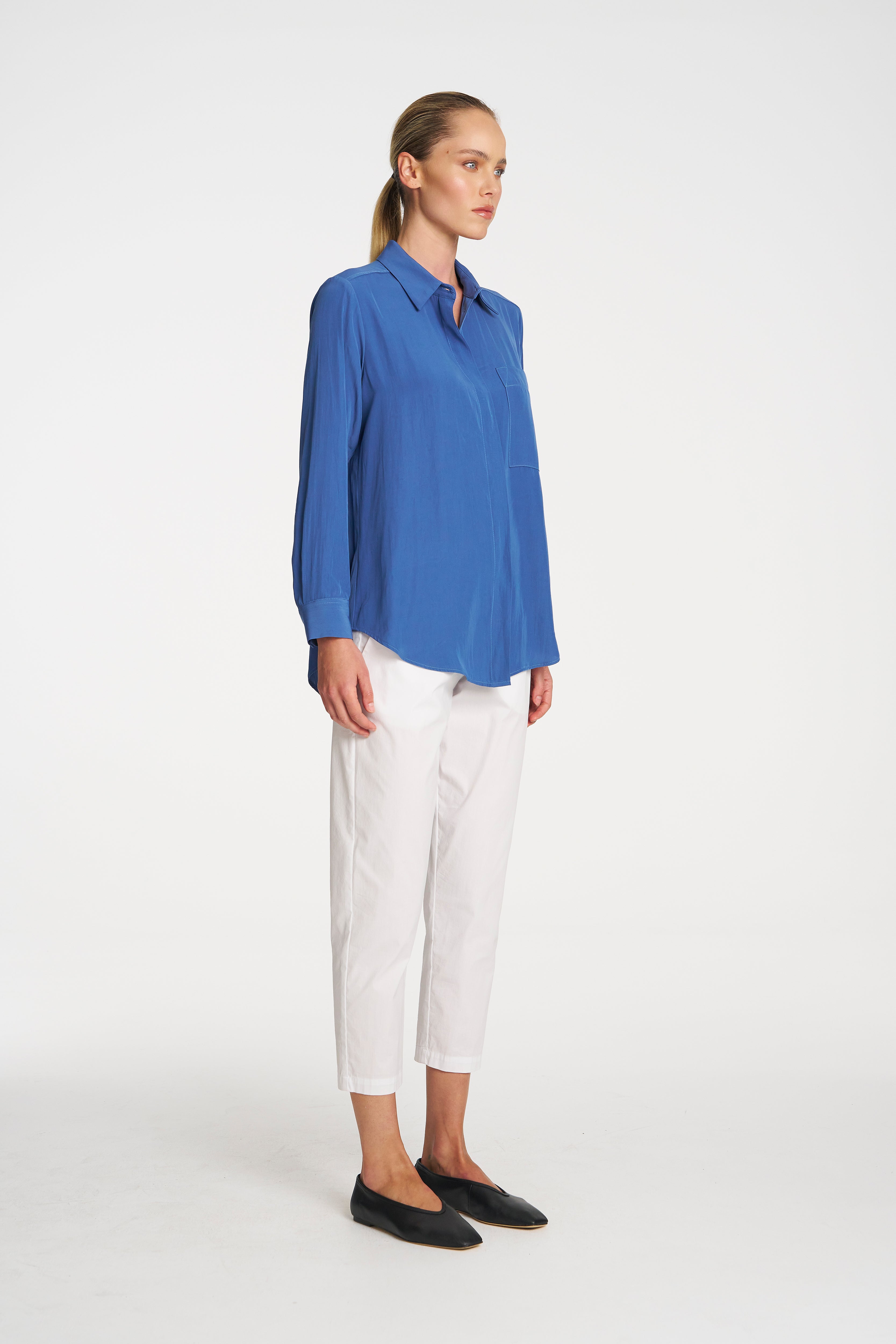 F67 7741 SINGLE POCKET SHIRT - MELA PURDIE