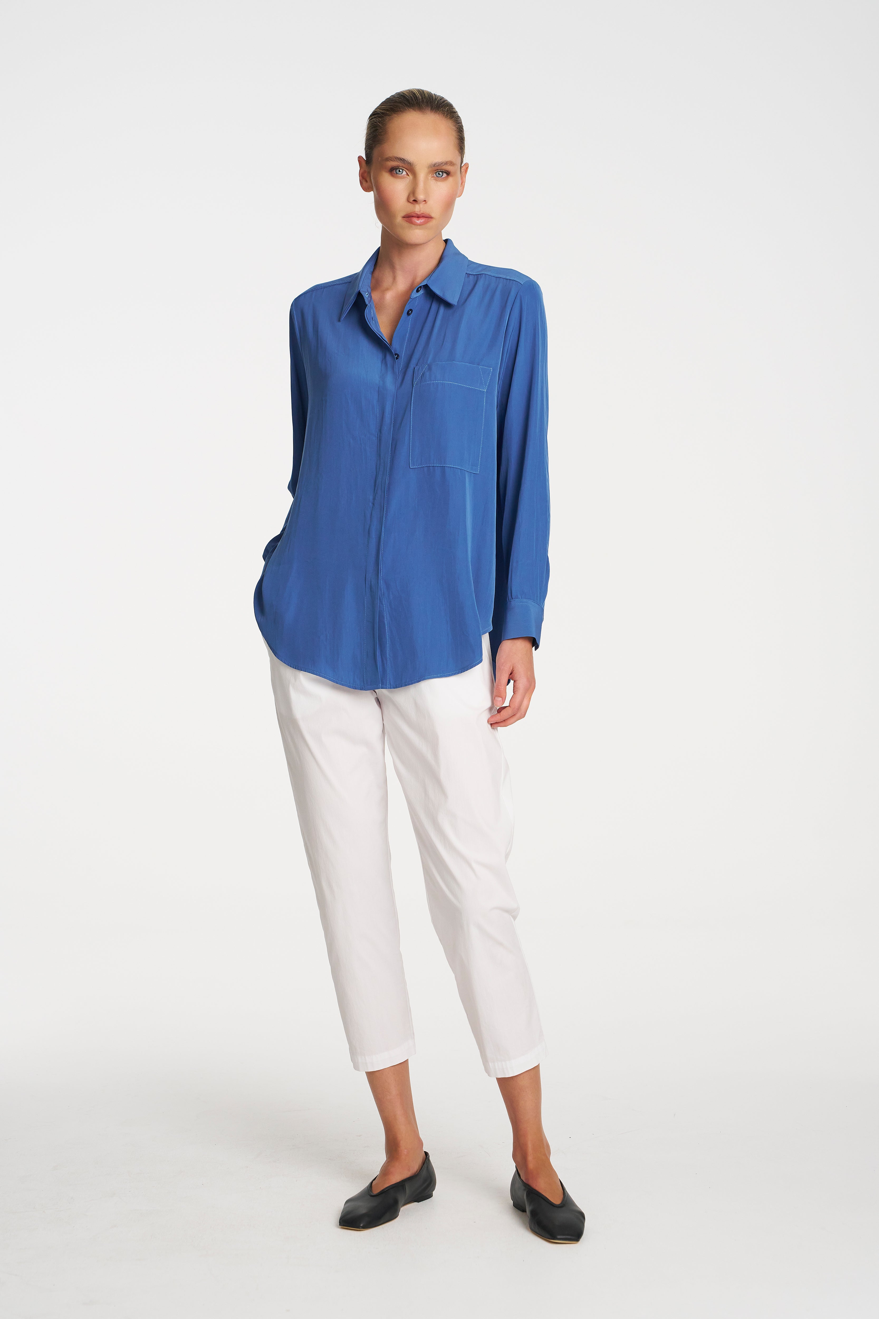 F67 7741 SINGLE POCKET SHIRT - MELA PURDIE