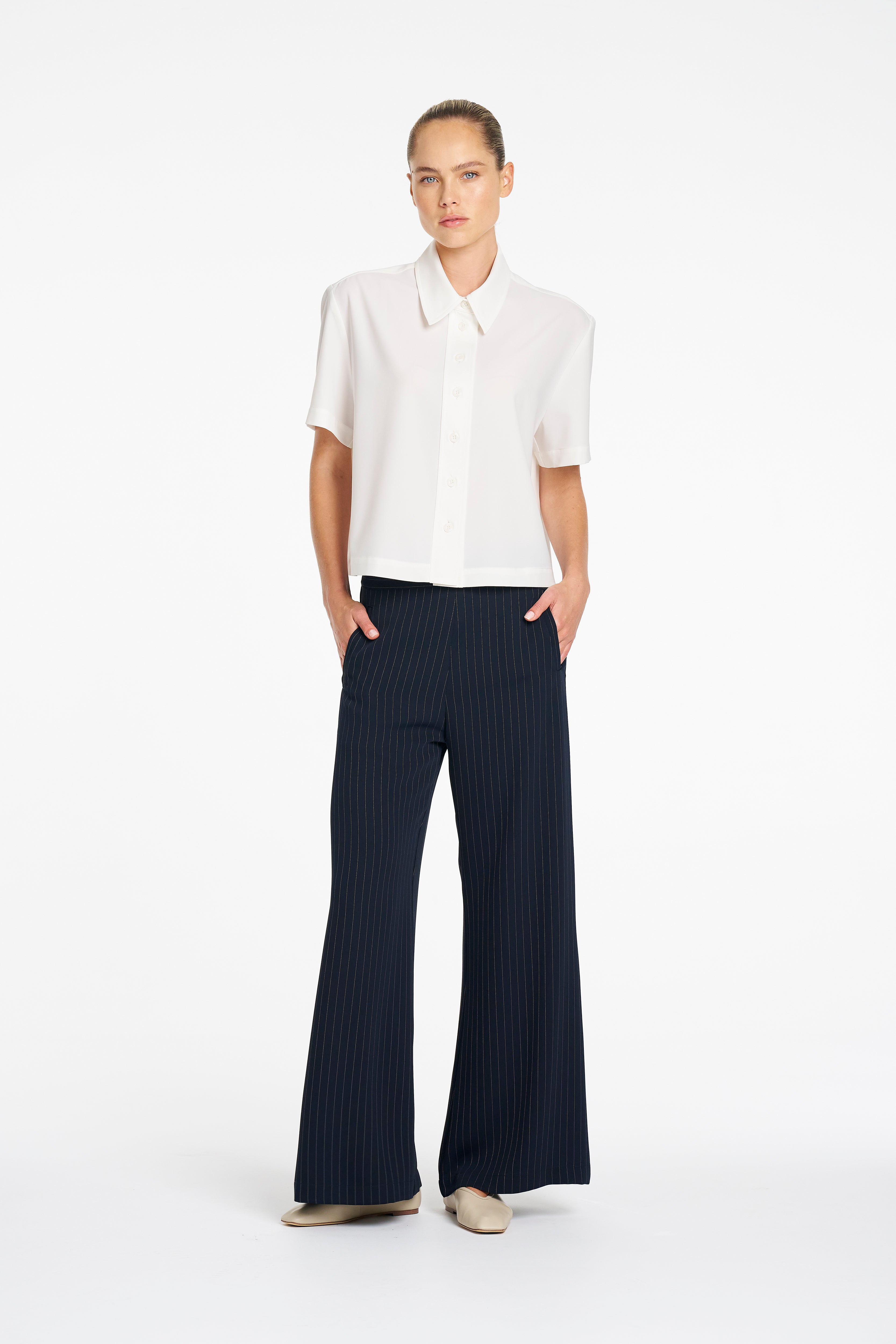 F618 4244 CROP SHIRT - MELA PURDIE