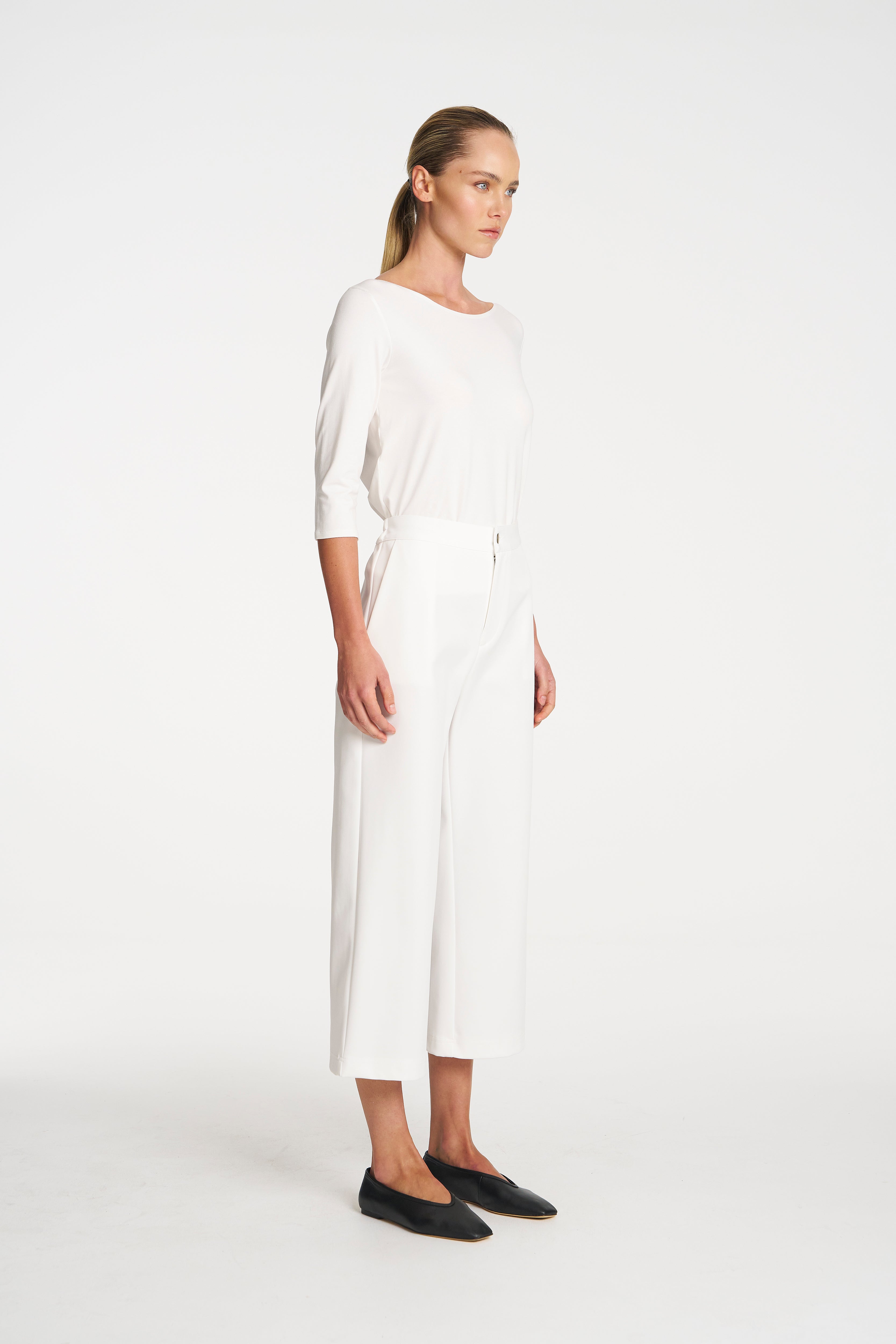 F103 1968 CROP FLY PANT - MELA PURDIE